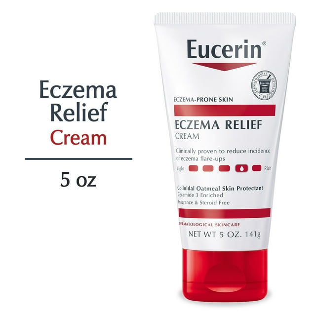 Eucerin Eczema Relief Body Cream, Fragrance Free Eczema Lotion, 5 Oz. Tube Eucerin