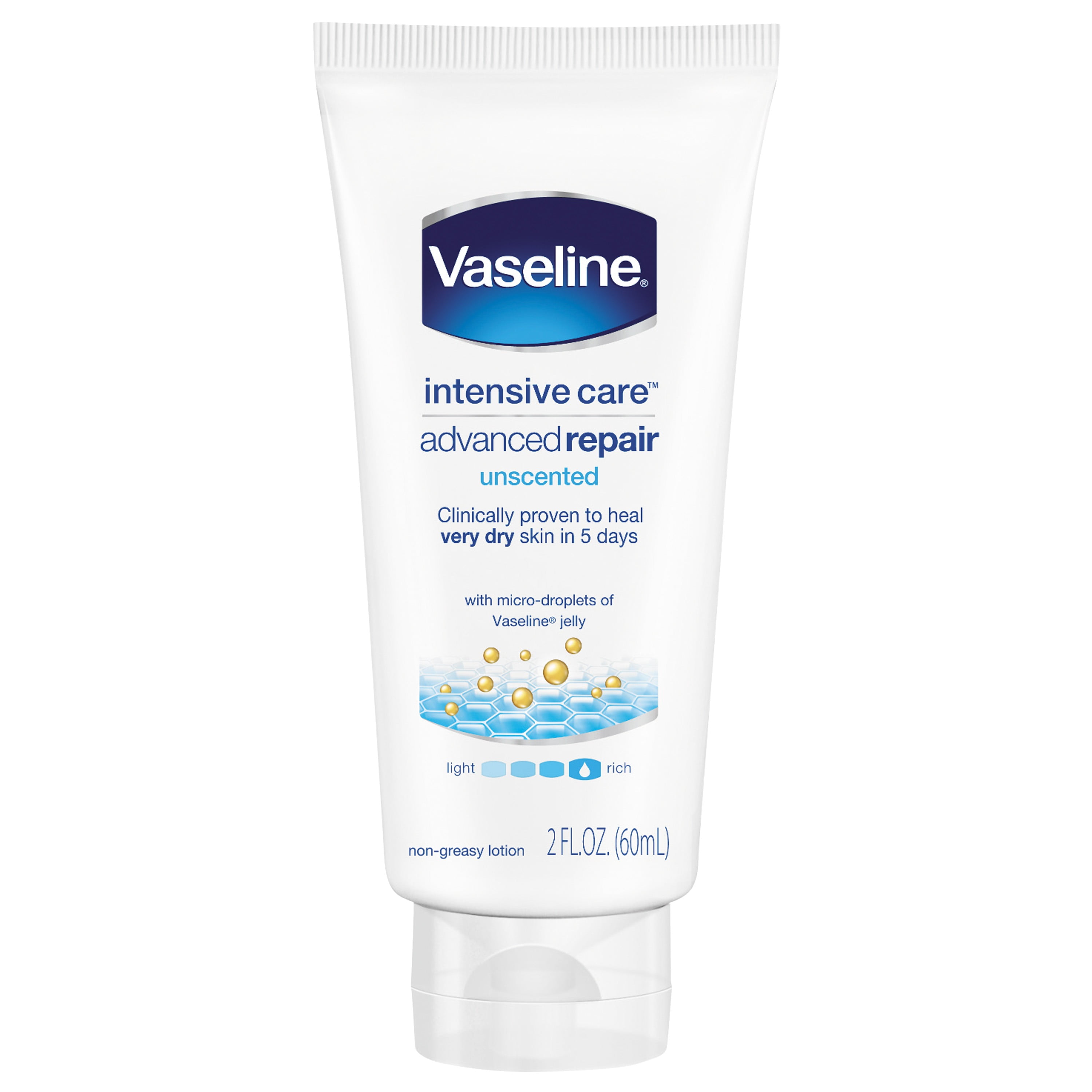 Vaseline Intensive Care hand and body lotion Advanced Repair Unscented 2 oz Vaseline