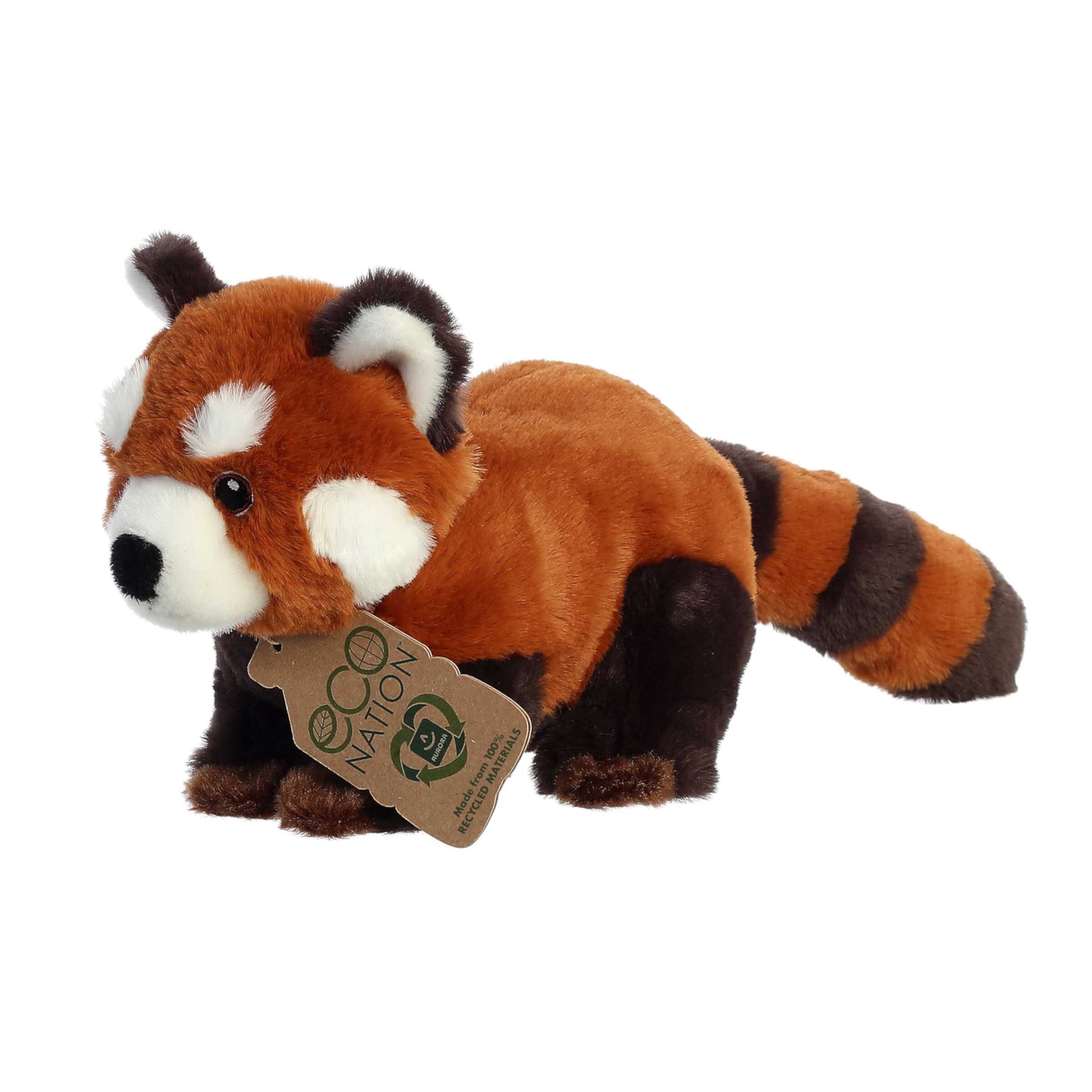 Aurora - Small Red Eco Nation - 9" Red Panda - Eco-Friendly Stuffed Animal Aurora