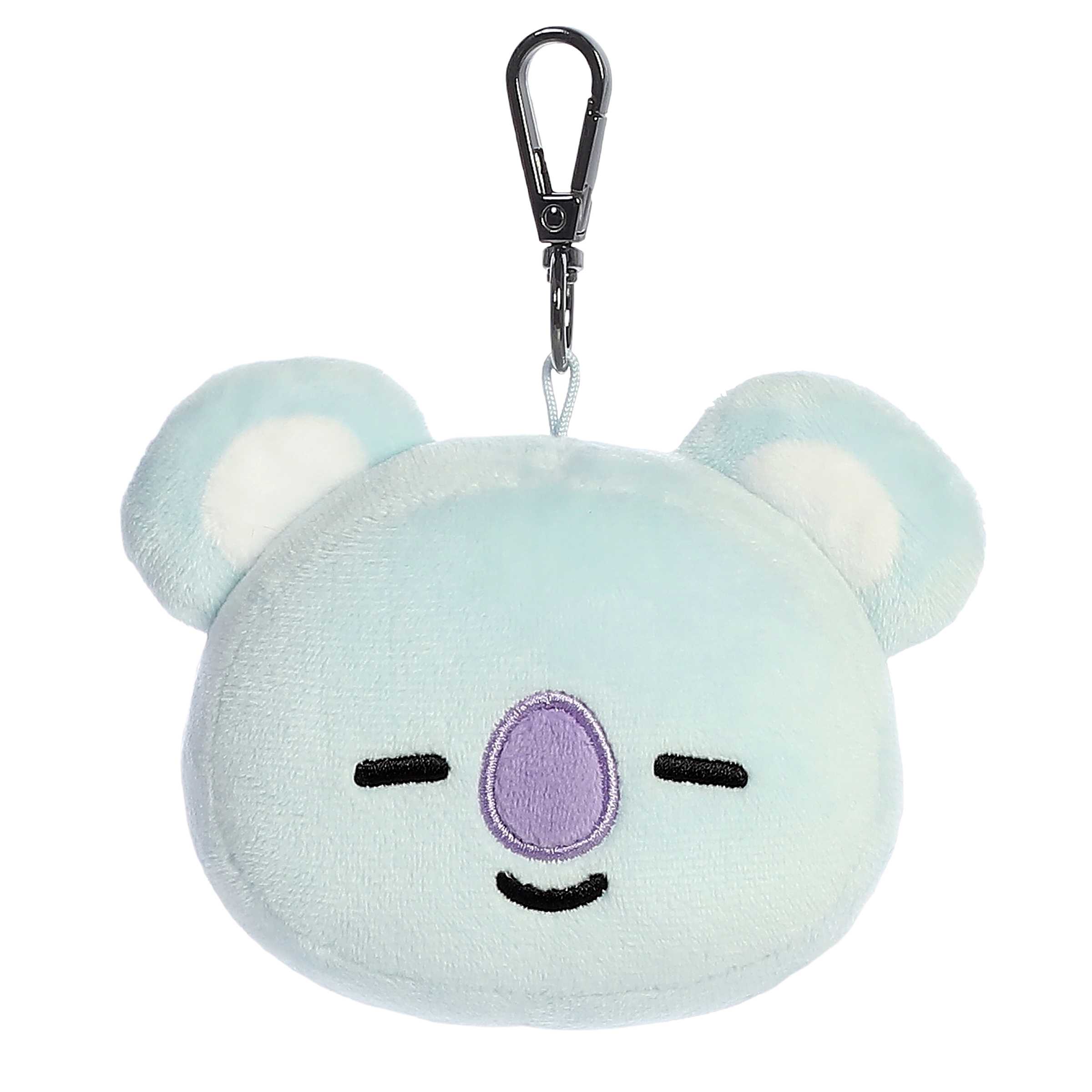 Aurora - Mini Blue BT21 - 4" KOYA Keychain - Lovable Stuffed Doll Aurora