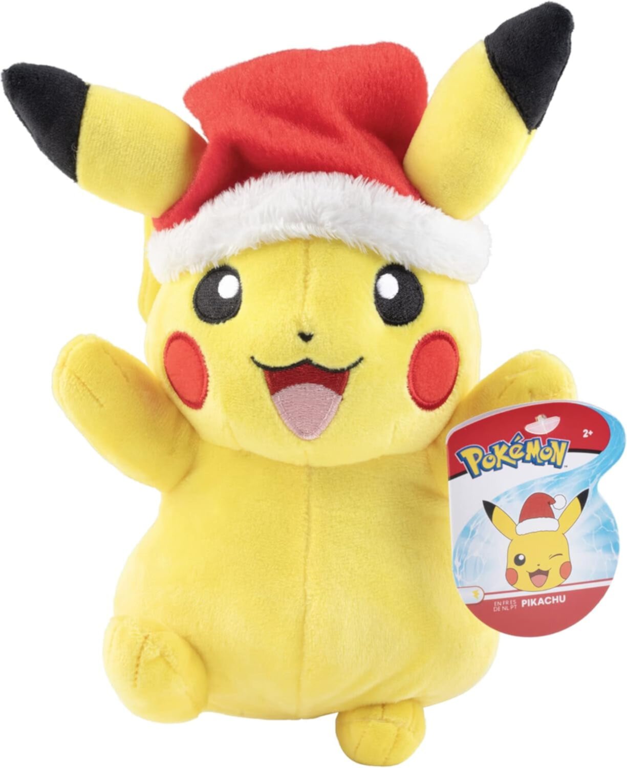 (2 pack) Pokemon 8" Holiday Christmas Pikachu Plush Stuffed Animal Toy - Officially Licensed - Great Gift for Kids Pokemon