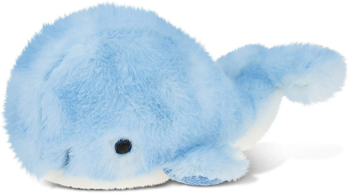 DolliBu Blue Whale Super Soft Stuffed Animal, Cute Realistic Stuffed Animals for Girls. Boys and Adults Animal Gifts, Kids Ocean Life Nursery Décor for Newborn, Cuddly Sea Baby Plush Toys - 7 inches Dollibu