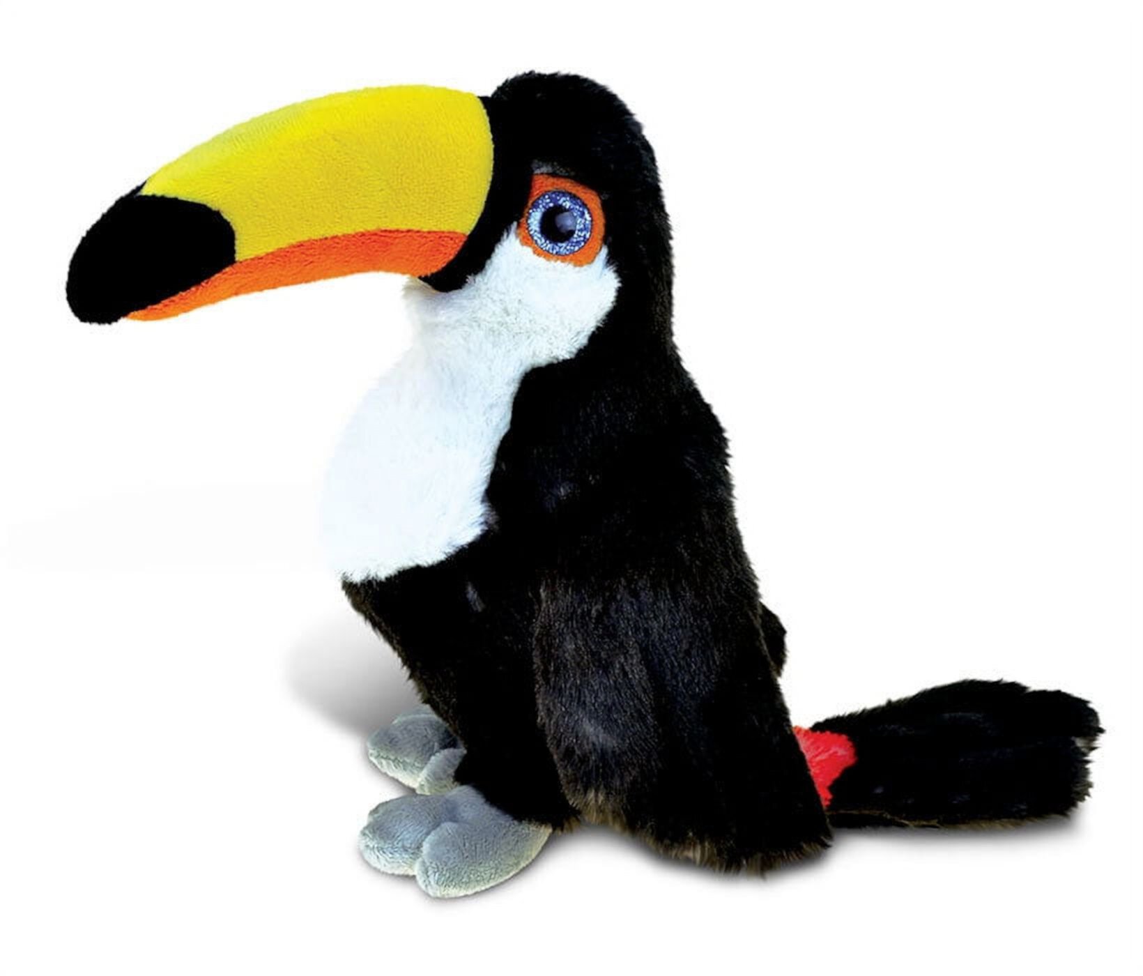 DolliBu Toucan Plush - Super Soft Toucan Stuffed Animal , Cute Tropical Rainforest Animals Figures Bird Plush Toy for Boys and Girls, Adorable Toucan Bird Toy For Kids, Teens, and Adults - 8 Inches Dollibu