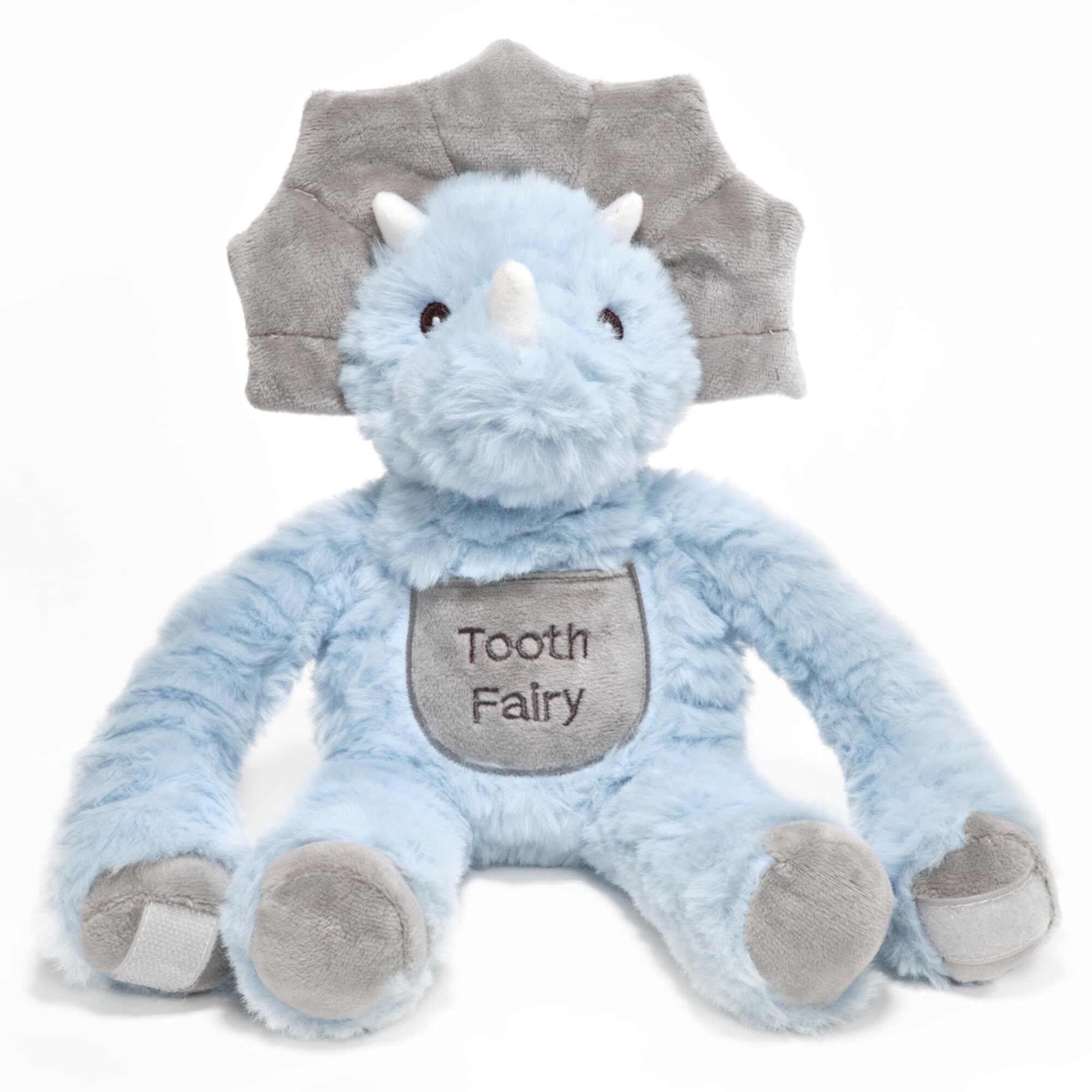 Bearington Lil' Tracer The Tooth Fairy Dino Plush, 12 Inch Dinosaur Stuffed Animal Bearington Collection