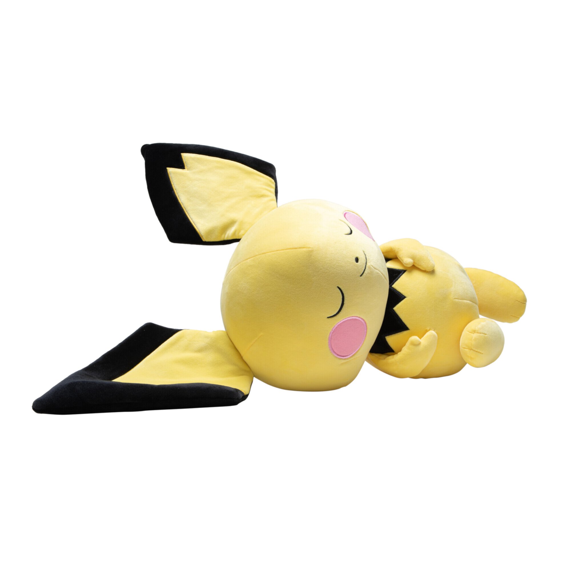 Pokemon 18” Plush Sleeping Pichu - Cuddly- Must Have for Pokémon Fans- Plush for Traveling, Car Rides Pokemon