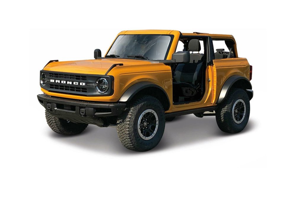 2021 Ford Bronco Badland, Orange - Maisto 31457OR - 1/18 scale Diecast Model Toy Car Maisto