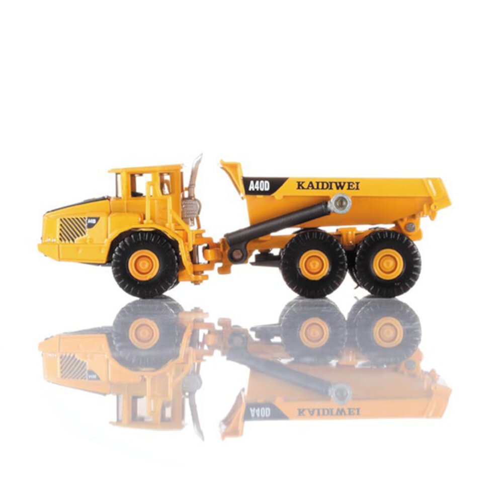 1:87 Construction Vehicles Model Engineering Car Dump Truck Toy Gift for Kids Children Unbranded