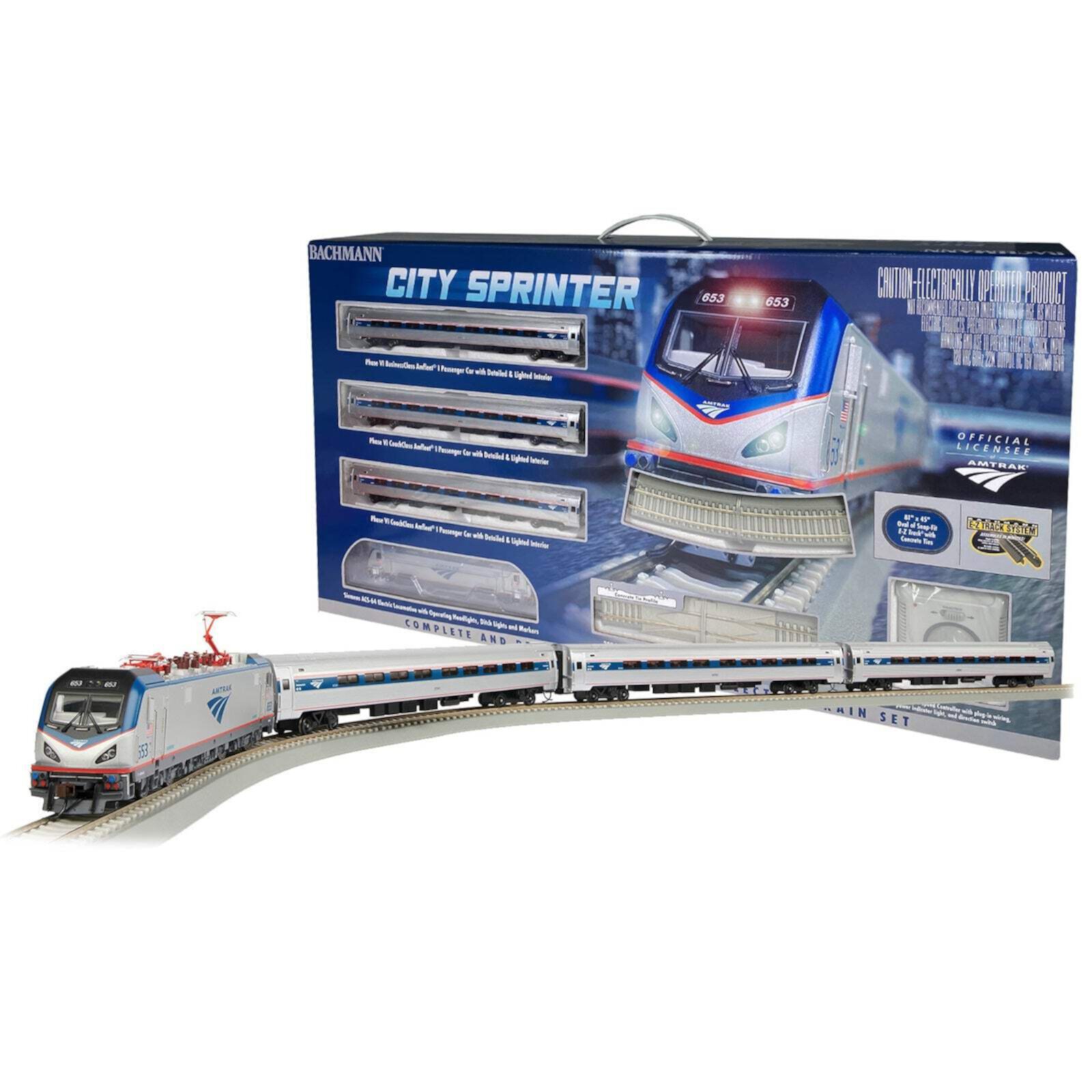 Bachmann Trains - AMTRAK® CITY SPRINTER - Ready To Run Electric Train Set - HO Scale Unknown