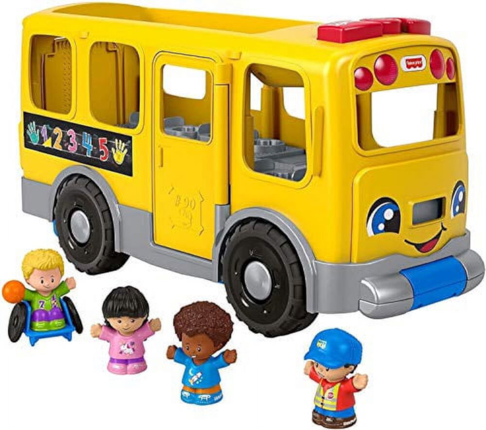 Fisher-Price Little People Big Yellow School Bus, Multicolor Fisher-Price