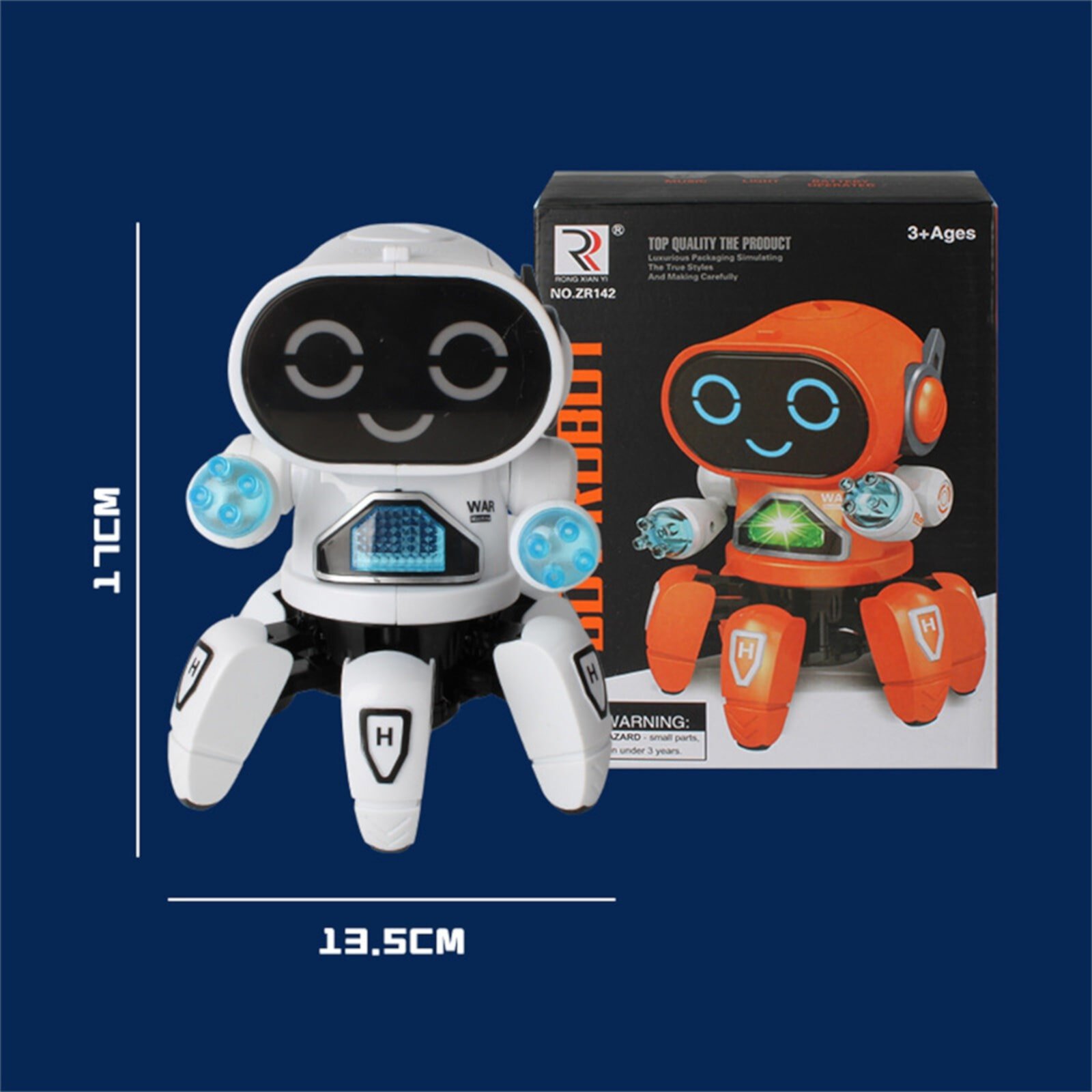 Dancing Robot Clearance! Contixo R1 Smart Voice Controlled Robot Six Robot Toy Music Light Dancing Walking Singing Toy Children's Gift Providing Children with A Joyous Play Experience. MiaToy