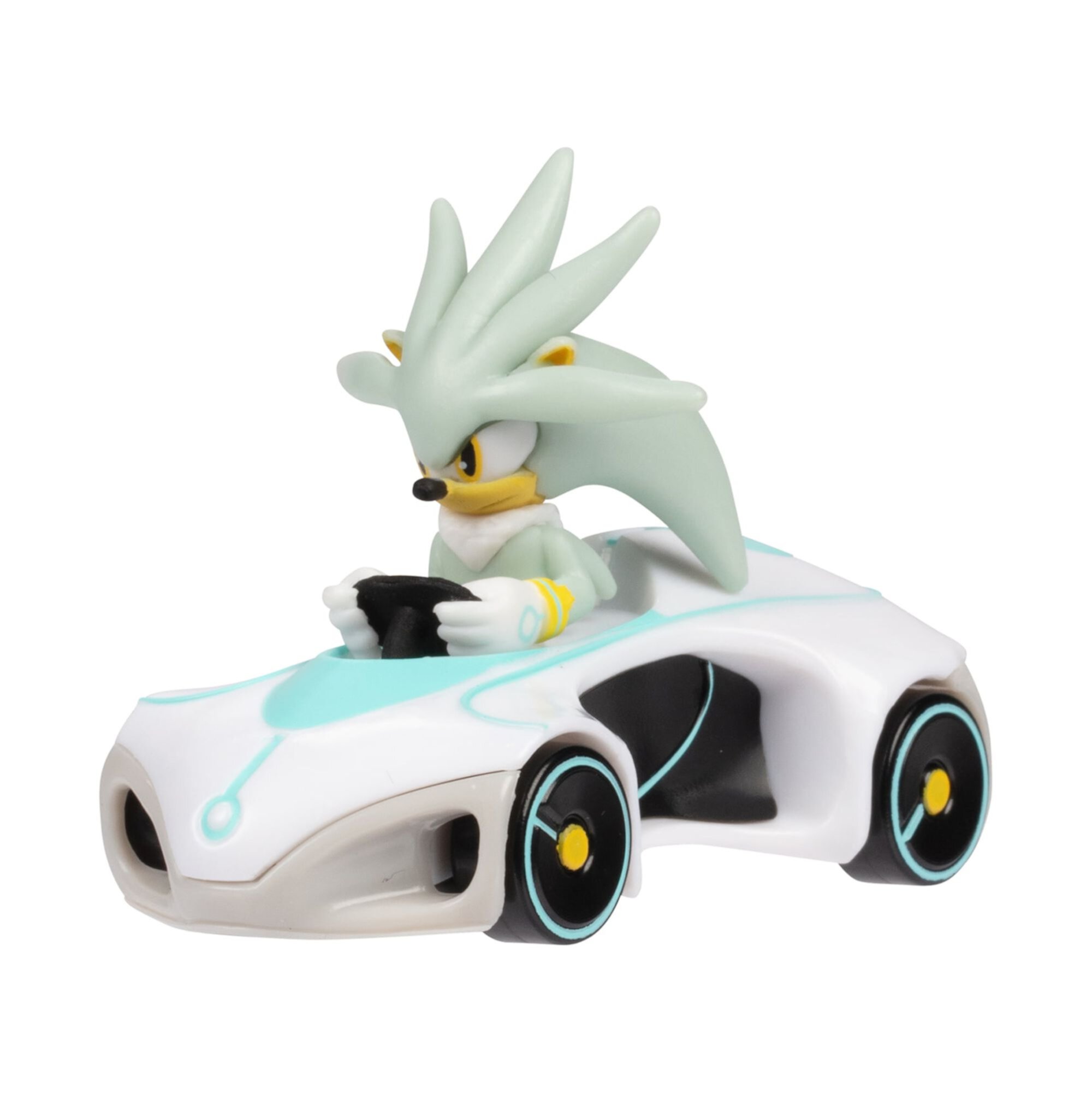 Sonic Die-Cast Vehicle Wave 2 - Silver the Hedgehog - Lightron Sonic