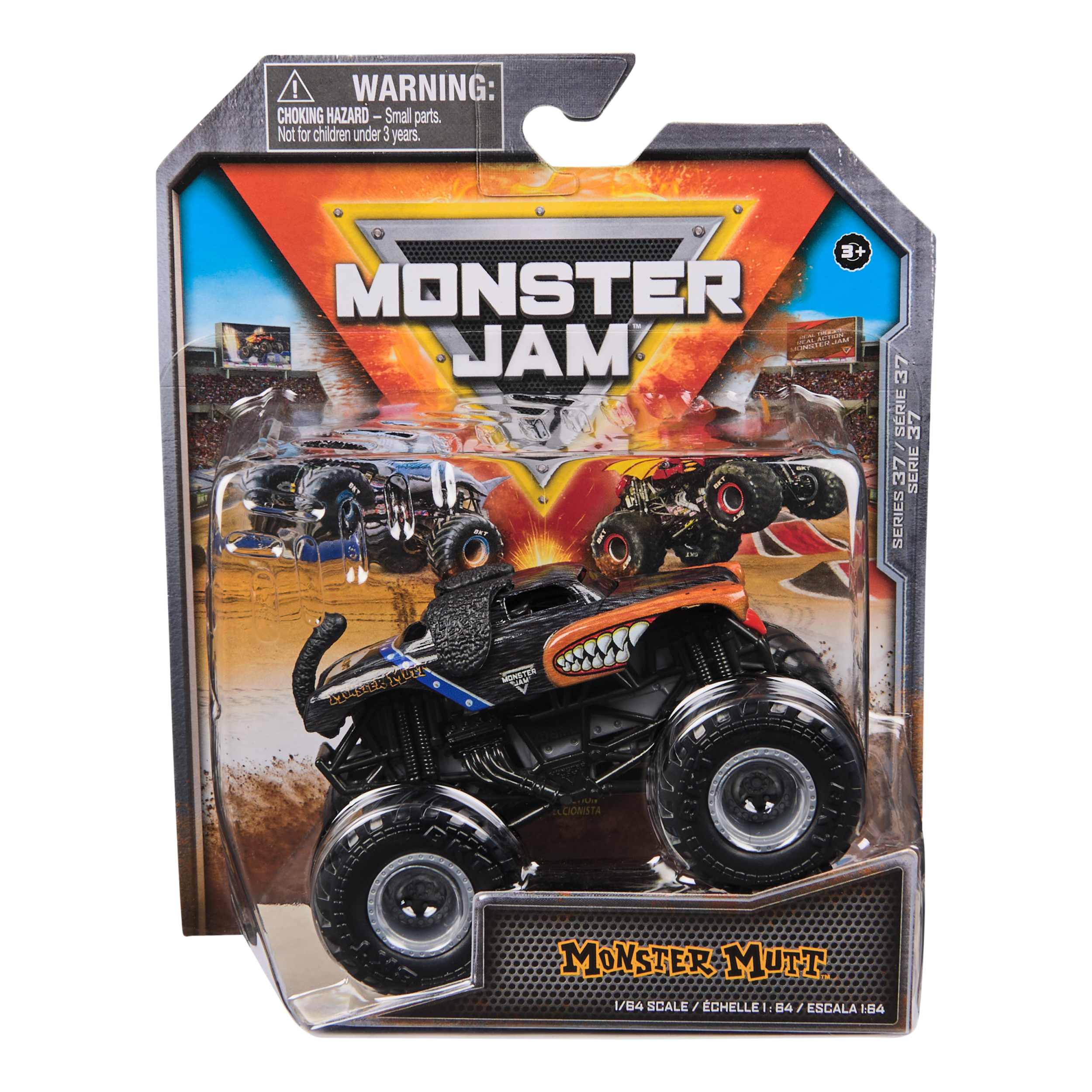 Monster Jam, Official Monster Mutt Rottweiler Truck, Die-Cast Vehicle, 1:64 Scale, Kids Toys for Boys Ages 3 and up Monster Jam