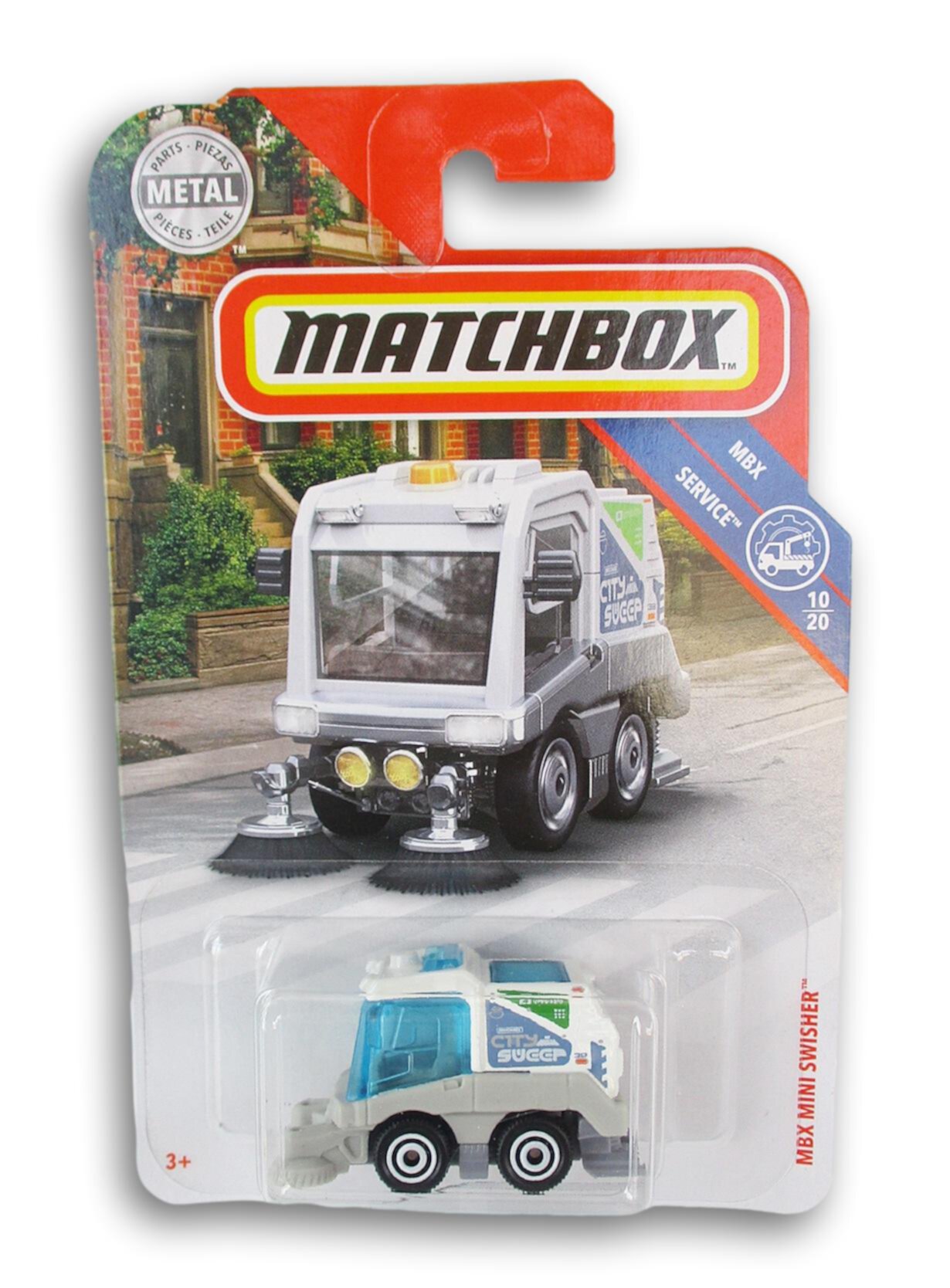 Matchbox MBX Blue Mini Swisher Diecast Car 1:64 Scale Vehicle - Service Series 10/20 Matchbox