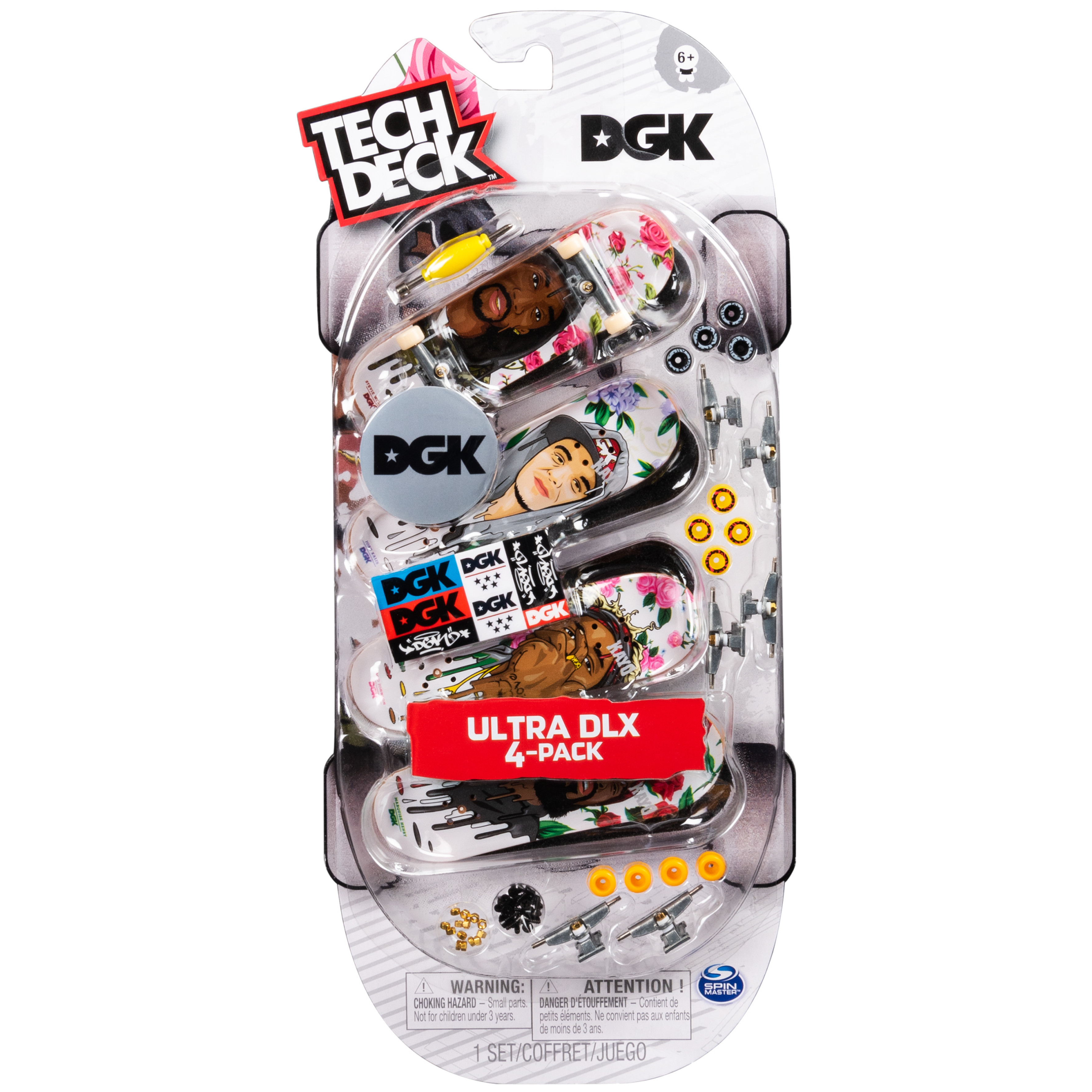 Tech Deck - 96mm Fingerboards - 4-Pack - DGK Tech Deck