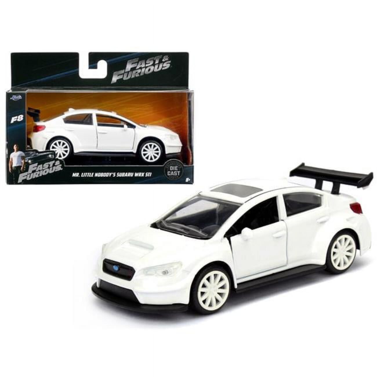 Jada Toys 1:32 FF8 Mr. Nobody's Subaru WRX Car Play Vehicle JADA TOYS