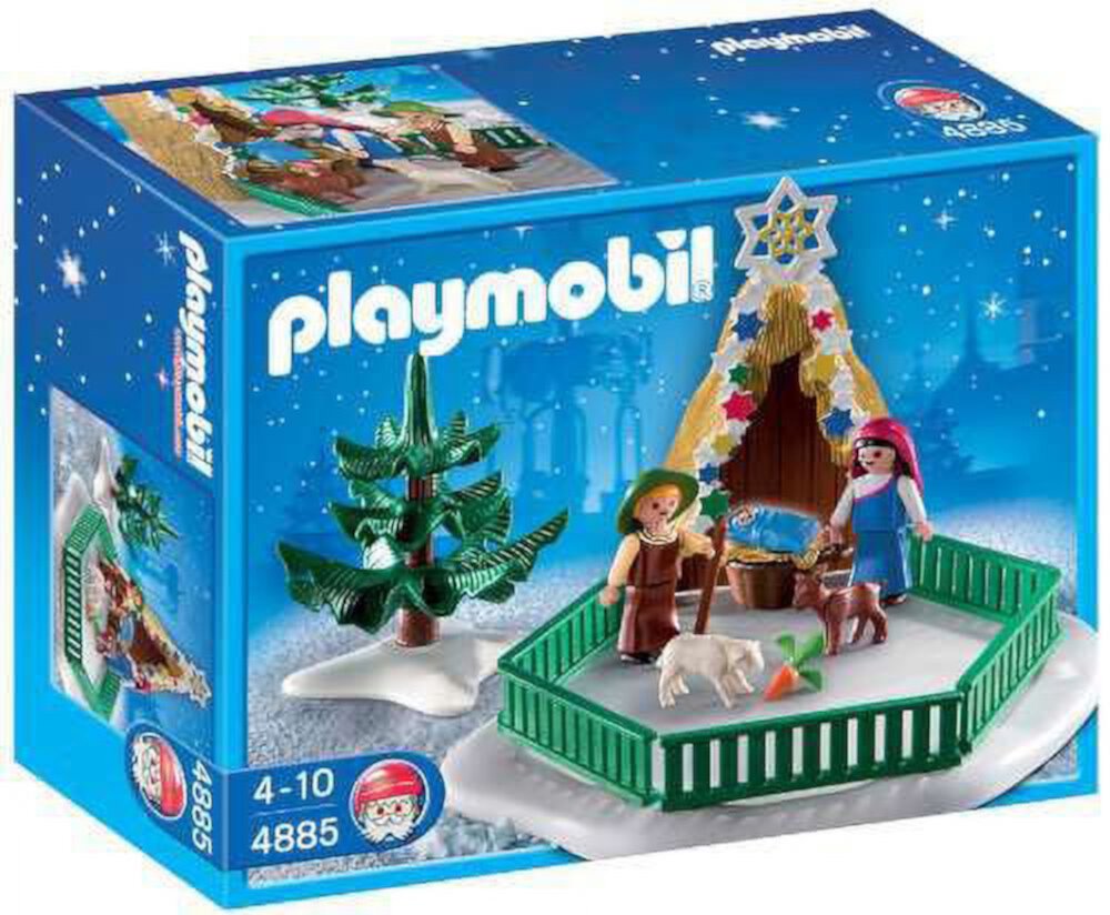 Набор рождественской сцены из 6 фигурок Playmobil 4885 без упаковки Playmobil