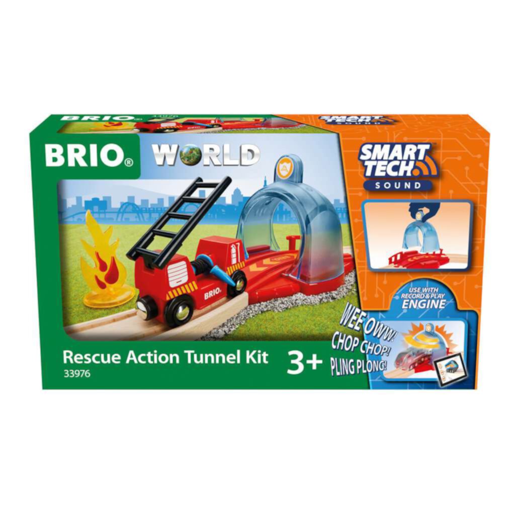 BRIO SmartTech Sound Rescue Action Tunnel Kit Railway Accessory Brio