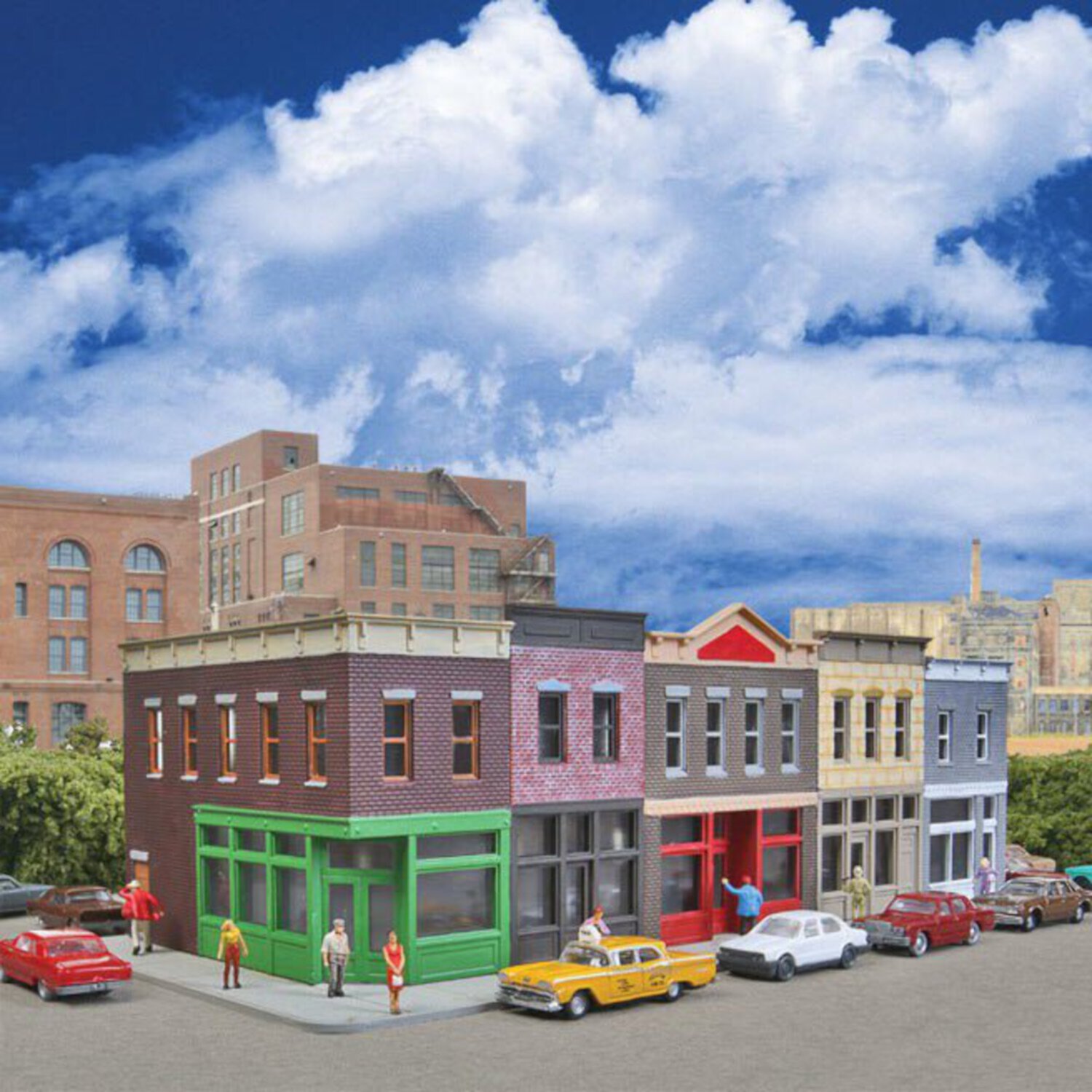 Walthers Cornerstone N Scale Building/Structure Kit Merchant's Row I Downtown Unknown