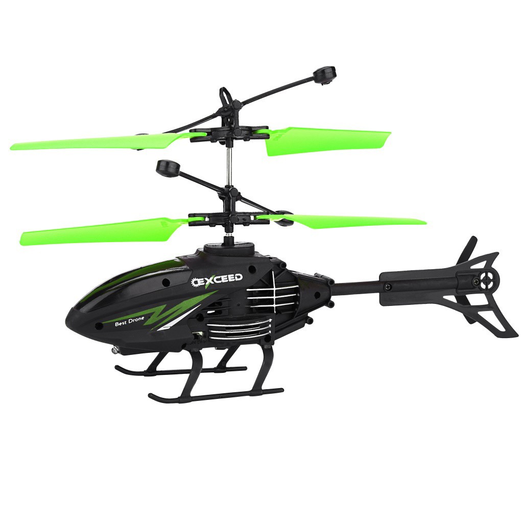 Mini RC Infraed Induction Helicopter Aircraft Flashing Light Toys Christmas Gift Sandistore