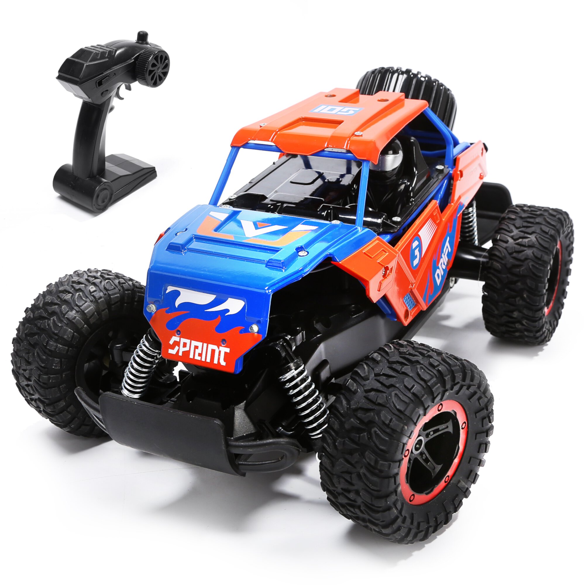 2.4GHz Remote Control Car Toys, RC Car Toys with Light, Indoor Outdoor All Terrain Electric RC Car Toys Gifts for Kids Generic