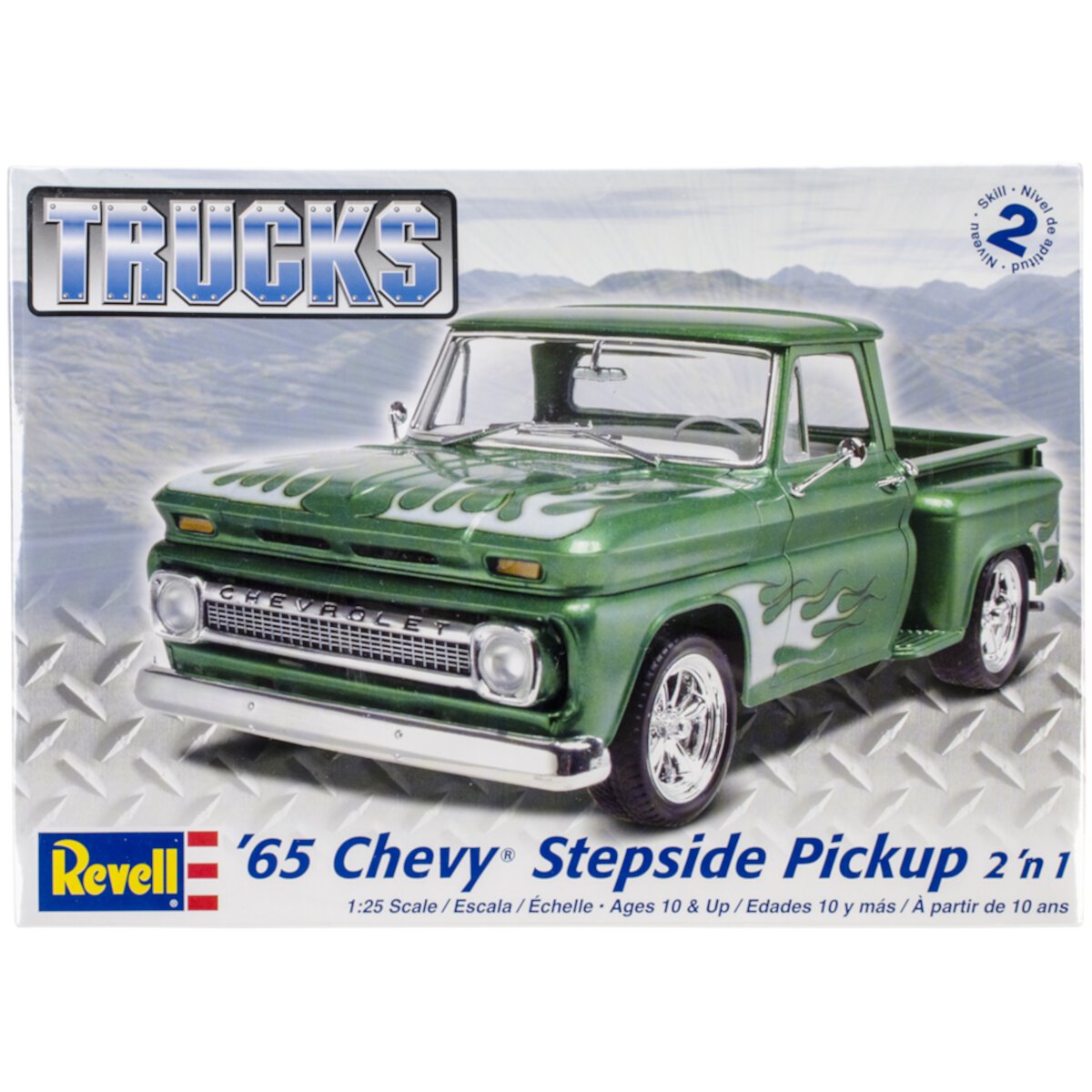 Plastic Model Kit '65 Chevy Stepside Pickup 2-In-1 1:25 Carrera