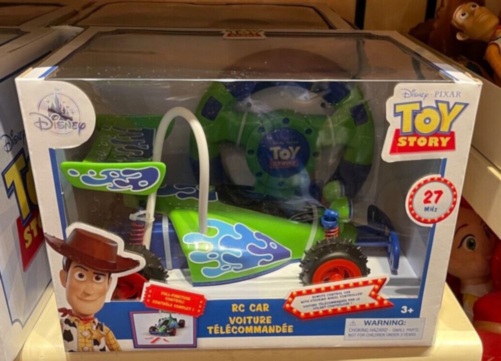 Disney Pixar Toy Story RC Remote Control Car with Steering Wheel Controller 27MHZ Disney