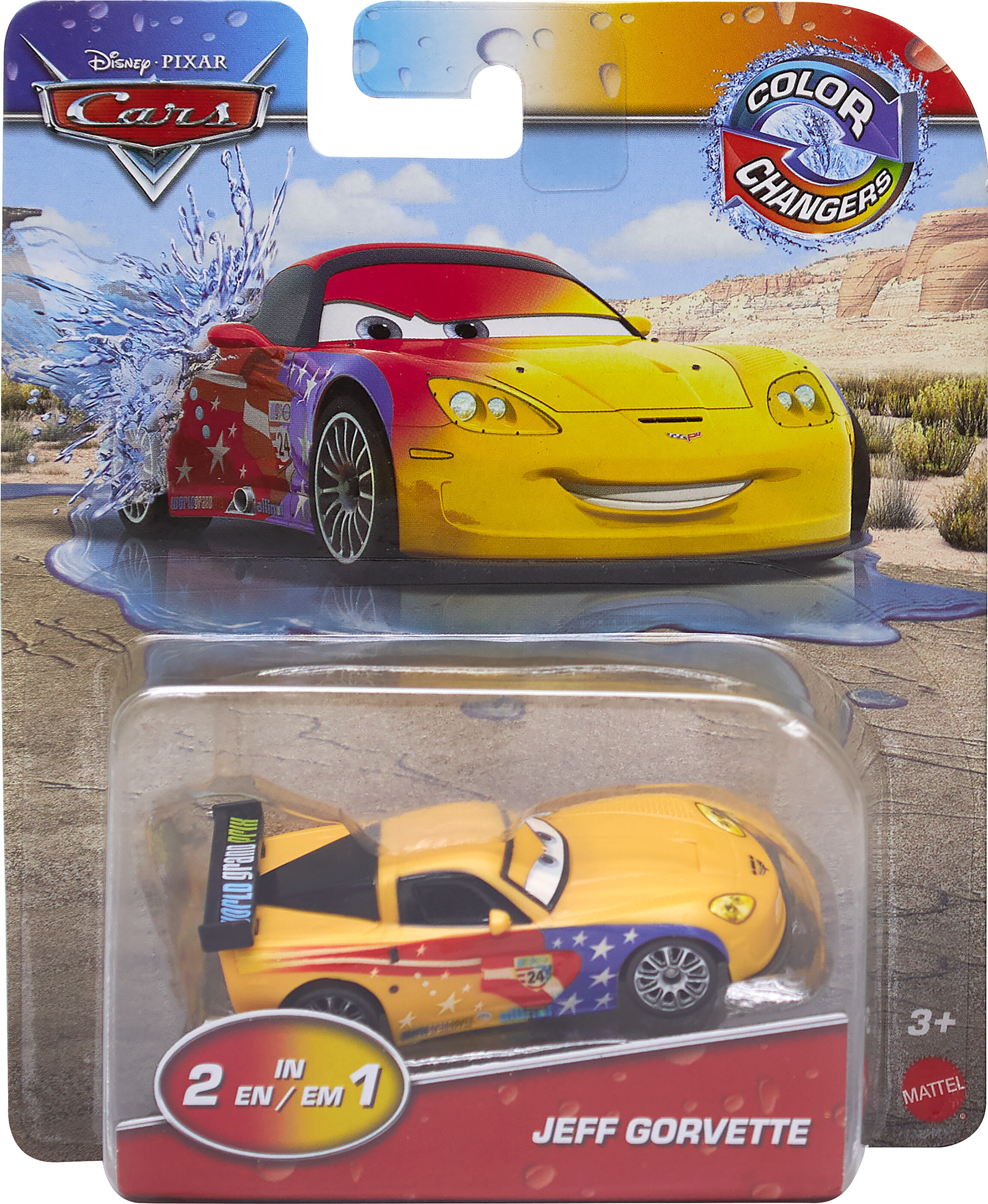 Disney Pixar Cars Color Changers Collection, Toy Cars Change Color with Water Disney Pixar Cars