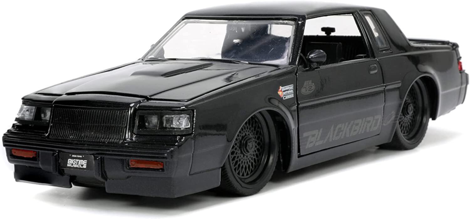 1987 Buick Grand National  Blackbird  Die Cast Car  Big Muscle  Black  1:24 JADA TOYS