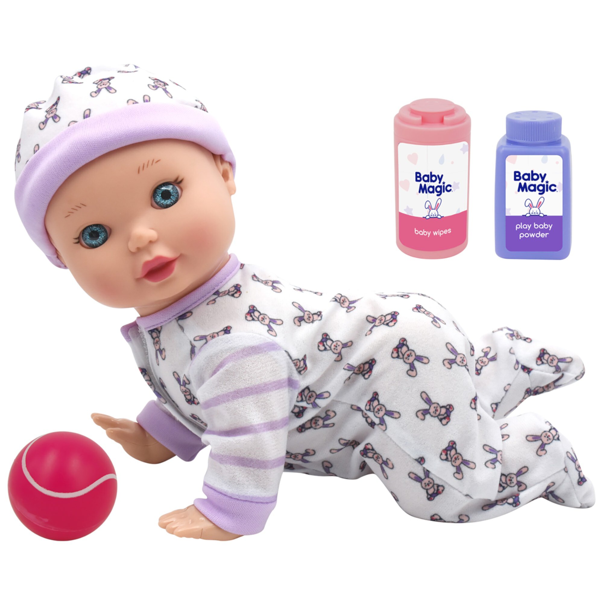 Little Darlings: Crawling Baby - 10" Baby Doll Playset, New Adventures, Children's Pretend Play, Ages 2+ Little Darlings