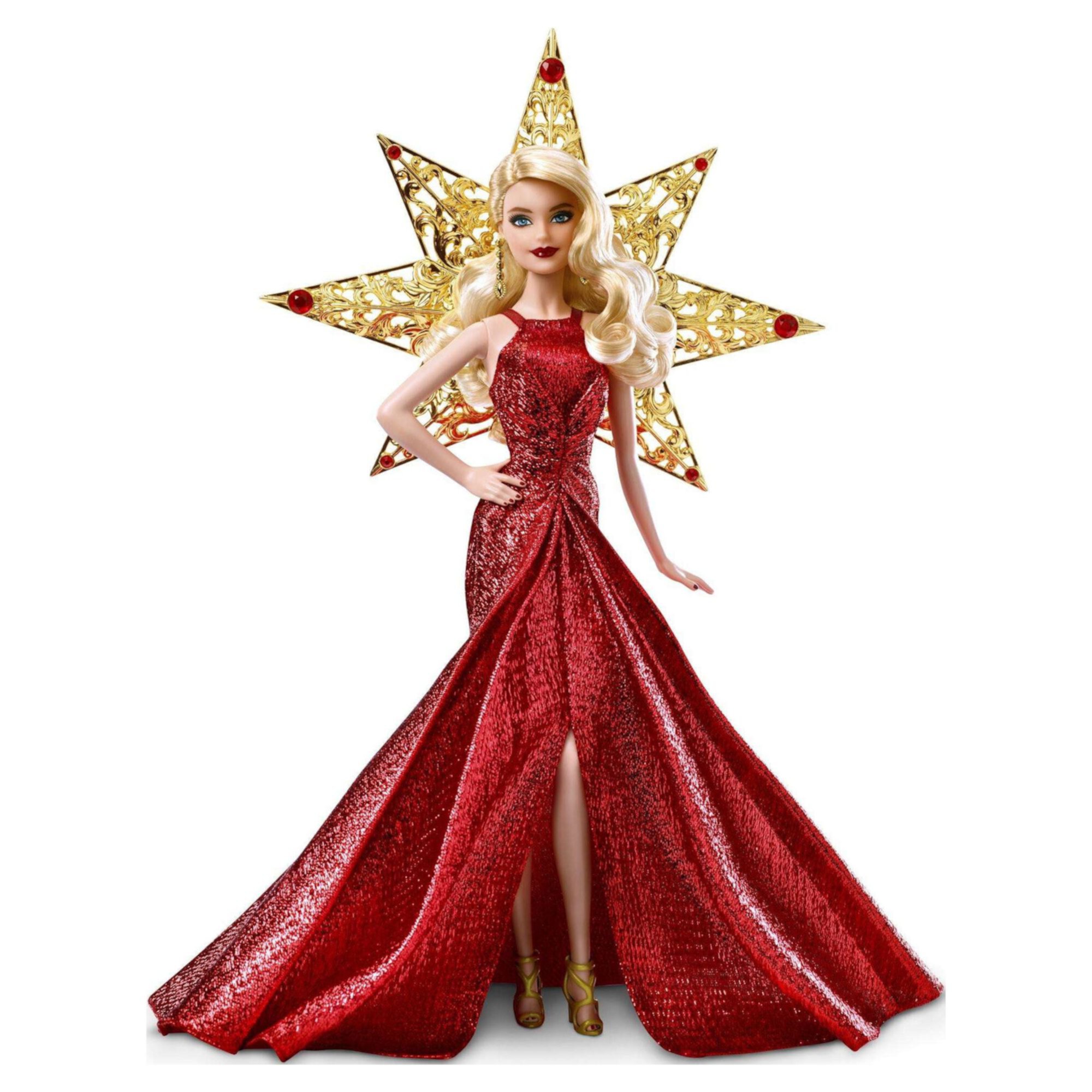 Barbie Collector 2017 Holiday Doll, Blonde, with Star Adornment Barbie