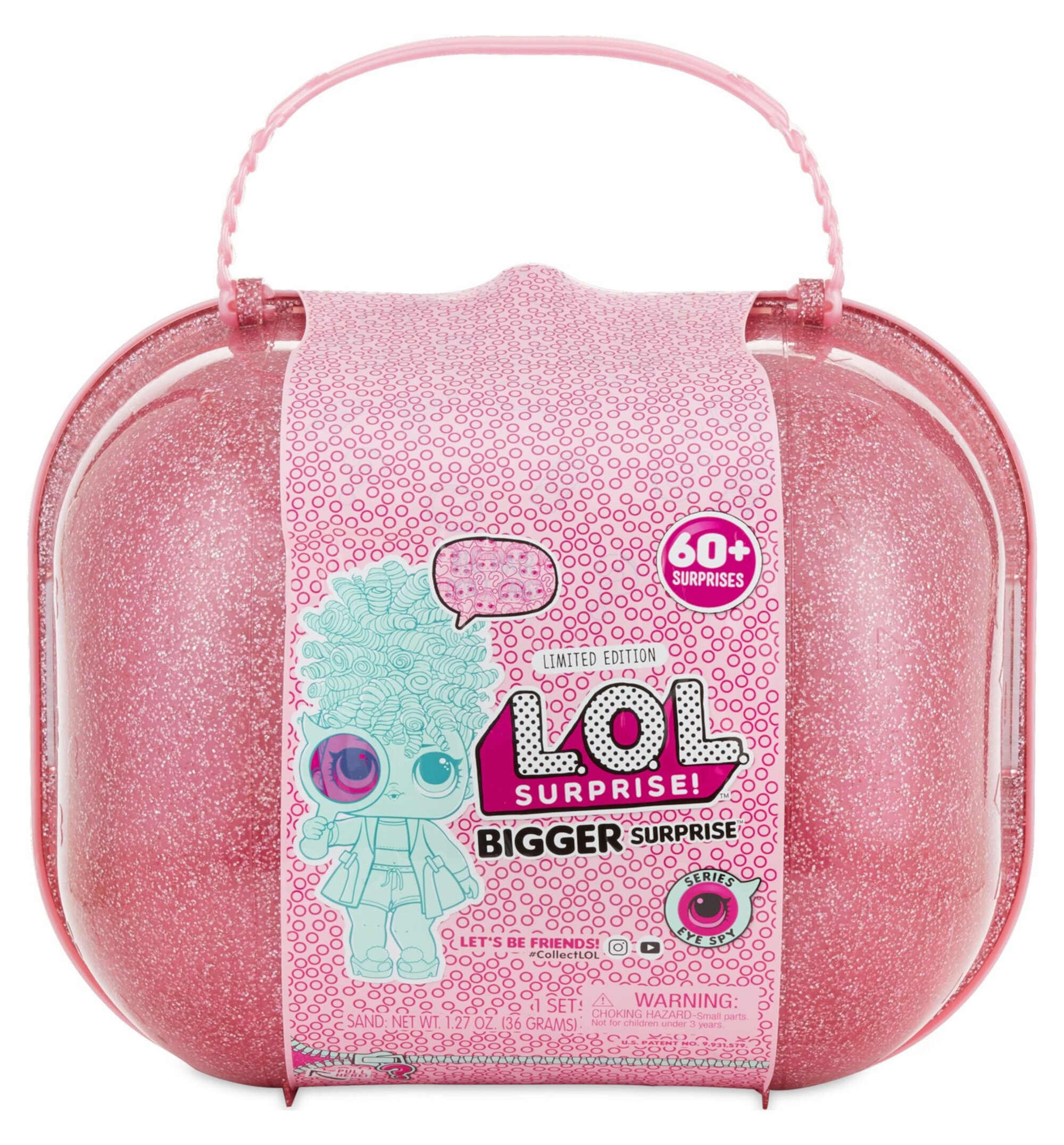 LOL Surprise Bigger Surprise Limited Edition 2 Dolls, 1 Pet, 1 Lil Sis with 60 Surprises, Ages 4 and up L.O.L. Surprise!