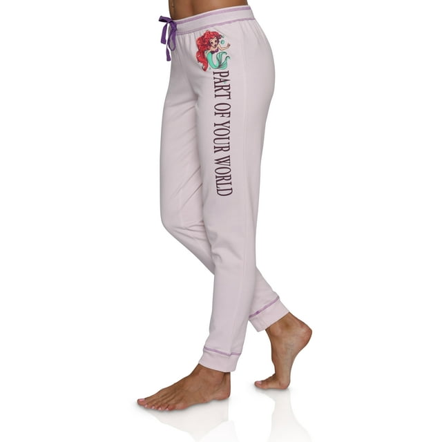 Disney Little Mermaid Ariel Womens Jogger Lounge Pants, Ariel, Size: M The Little Mermaid