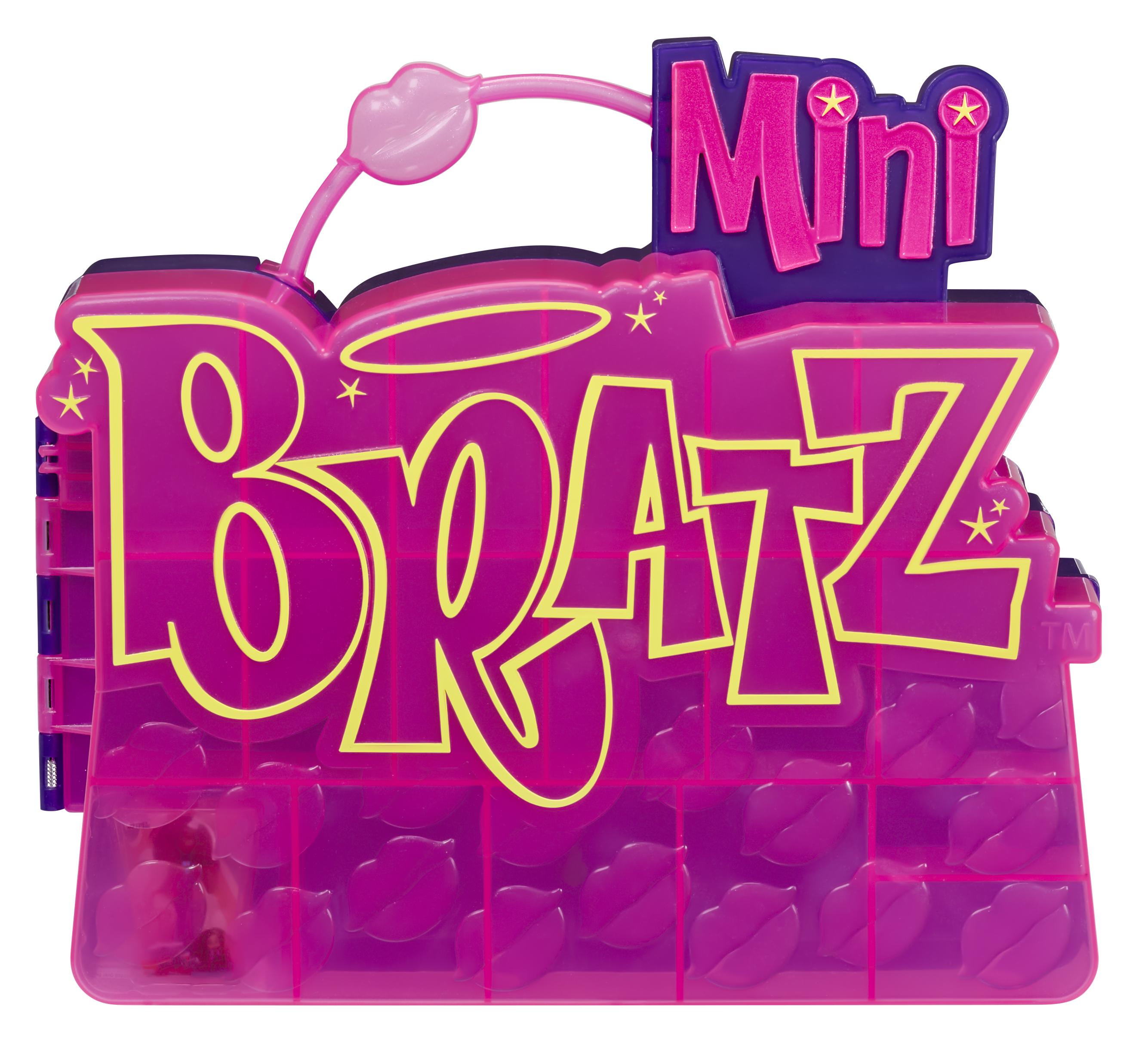 Мини-кейс для коллекции Mini Bratz, вмещает более 60 мини-фигурок, с фигуркой Саши, стильный дизайн Bratz