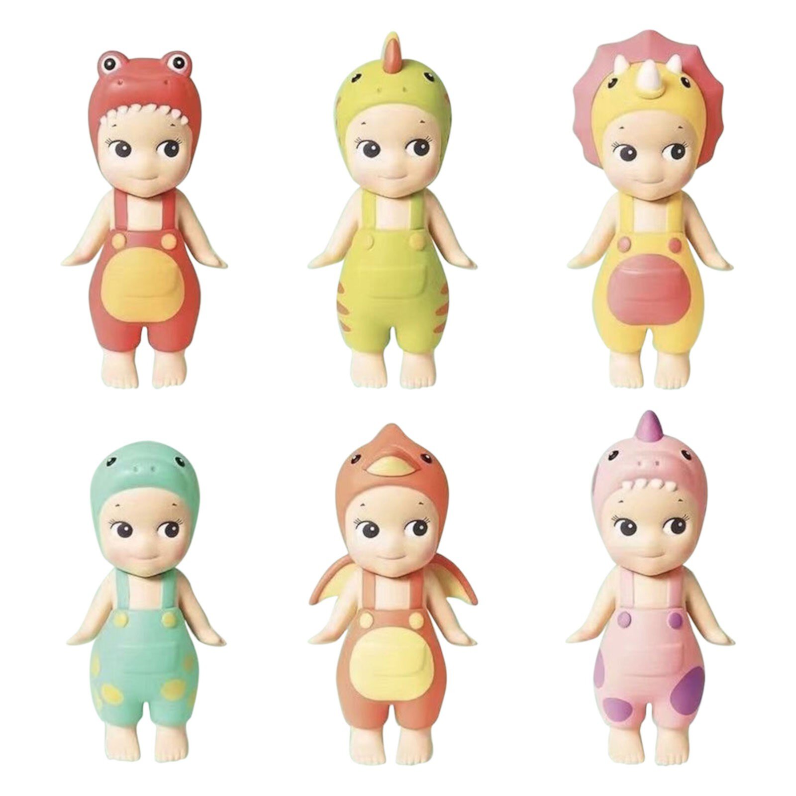 Big Sale! 6Pcs Sonny Angel HIPPERS Dinosaur Series Figures,3-Inch Limited Series - 1 Assorted Box,Cute Collectible Dolls for Car,Christmas Birthday Gifts for Kids Boys Girls BDDVIQNN