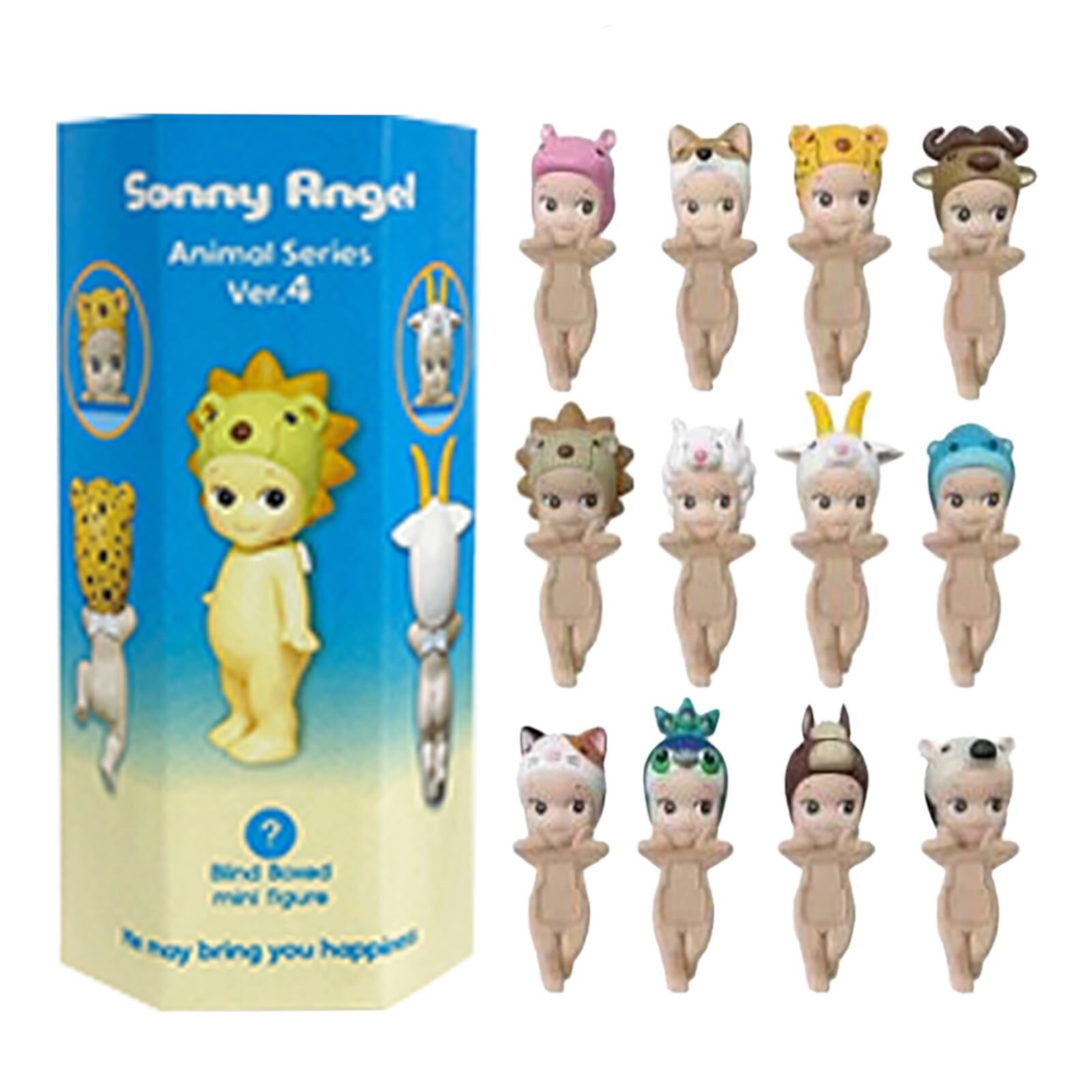 Big Sale! 12Pcs Sonny Angel HIPPERS -Standing Candy Series- Original Mini Figure/Limited Edition - 1 Assorted Box - Cute Phone Accessories, Christmas Birthday Gifts for Kids, Boys, Girls BDDVIQNN