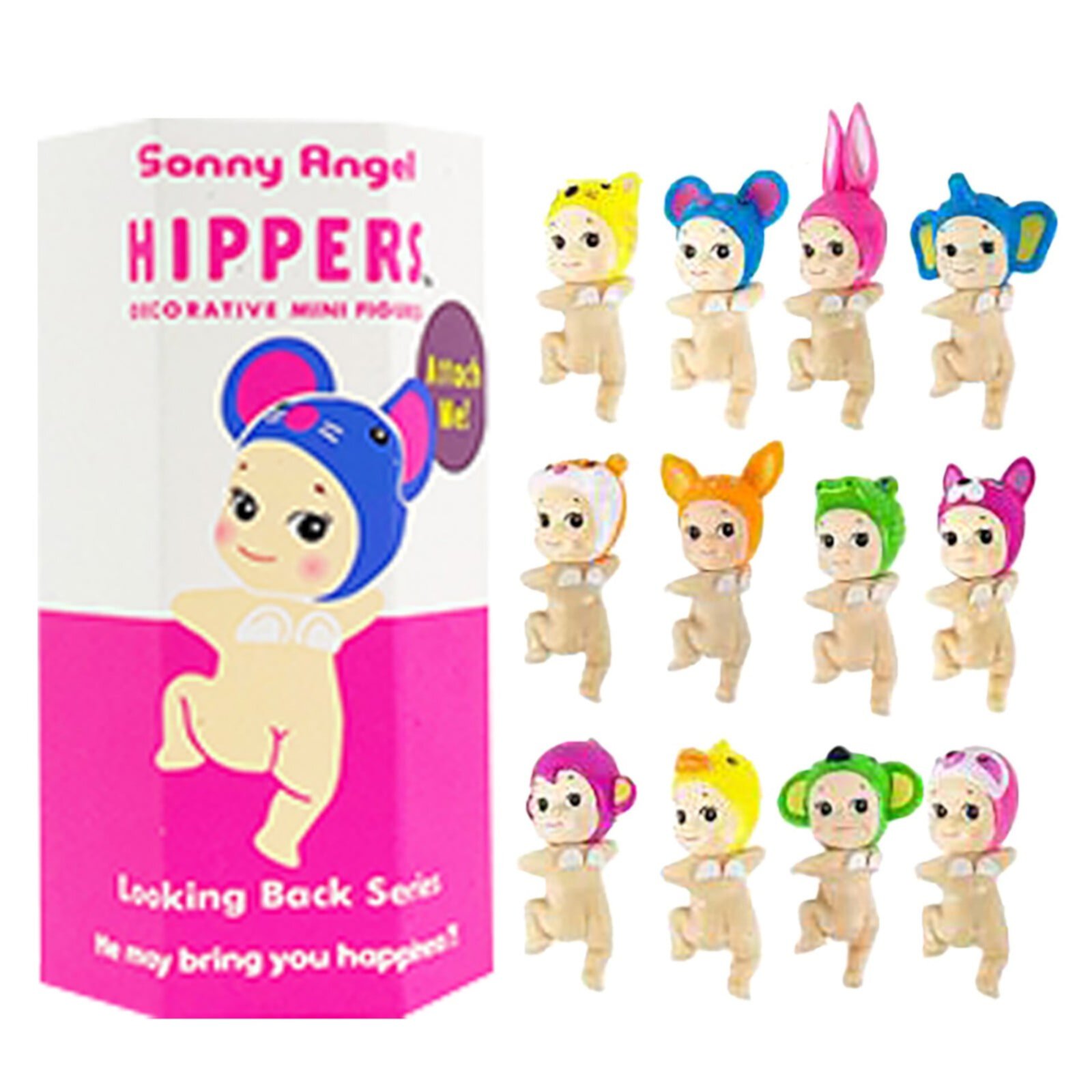 Sonny Angel HIPPERS - Original Mini Figure - 12Pcs Blind Box Mini Picture Series. Sleep. Fruit. First Generation To Fourth Generation Animal Series Christmas Fashion Play Doll Blind Box Hot Deals Hfjfnn