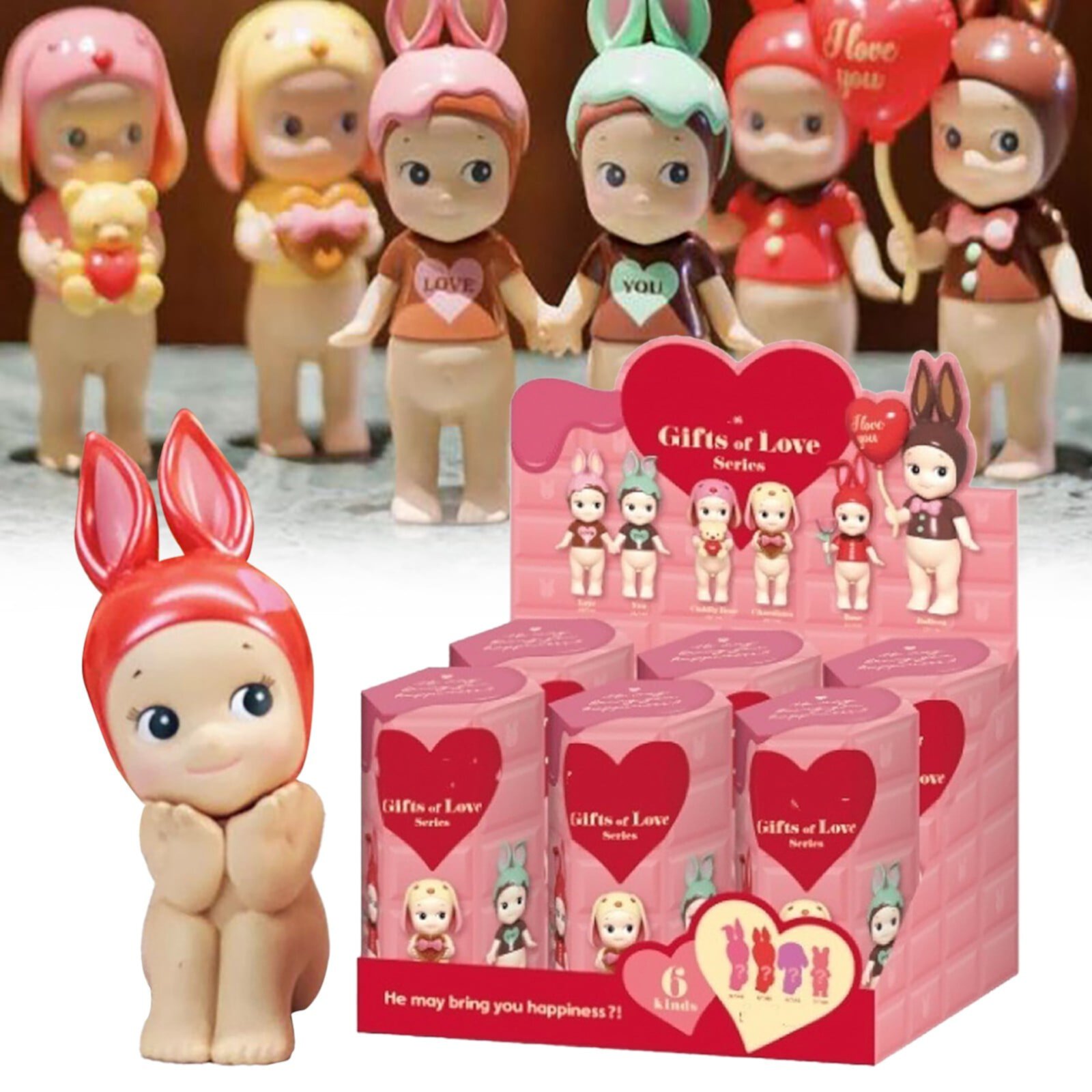 Sonny Angel HIPPERS Universe Series Newest Model - Original Mini Figure, Limited Edition - 1 Sealed Blind Box, Christmas Birthday Gifts for Kids Boys Girls GBRCGHM