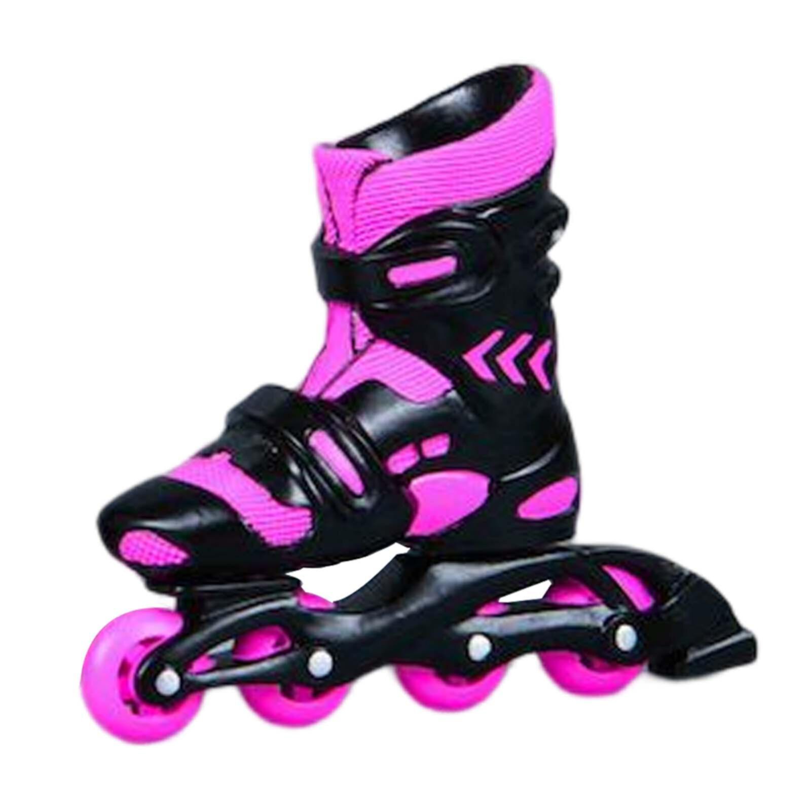 Fashion 1:6 Scale Roller Skates Collection Toys,Miniature Shoes Model for 12" Male Figures Dress up Accs Rose MERIGLARE