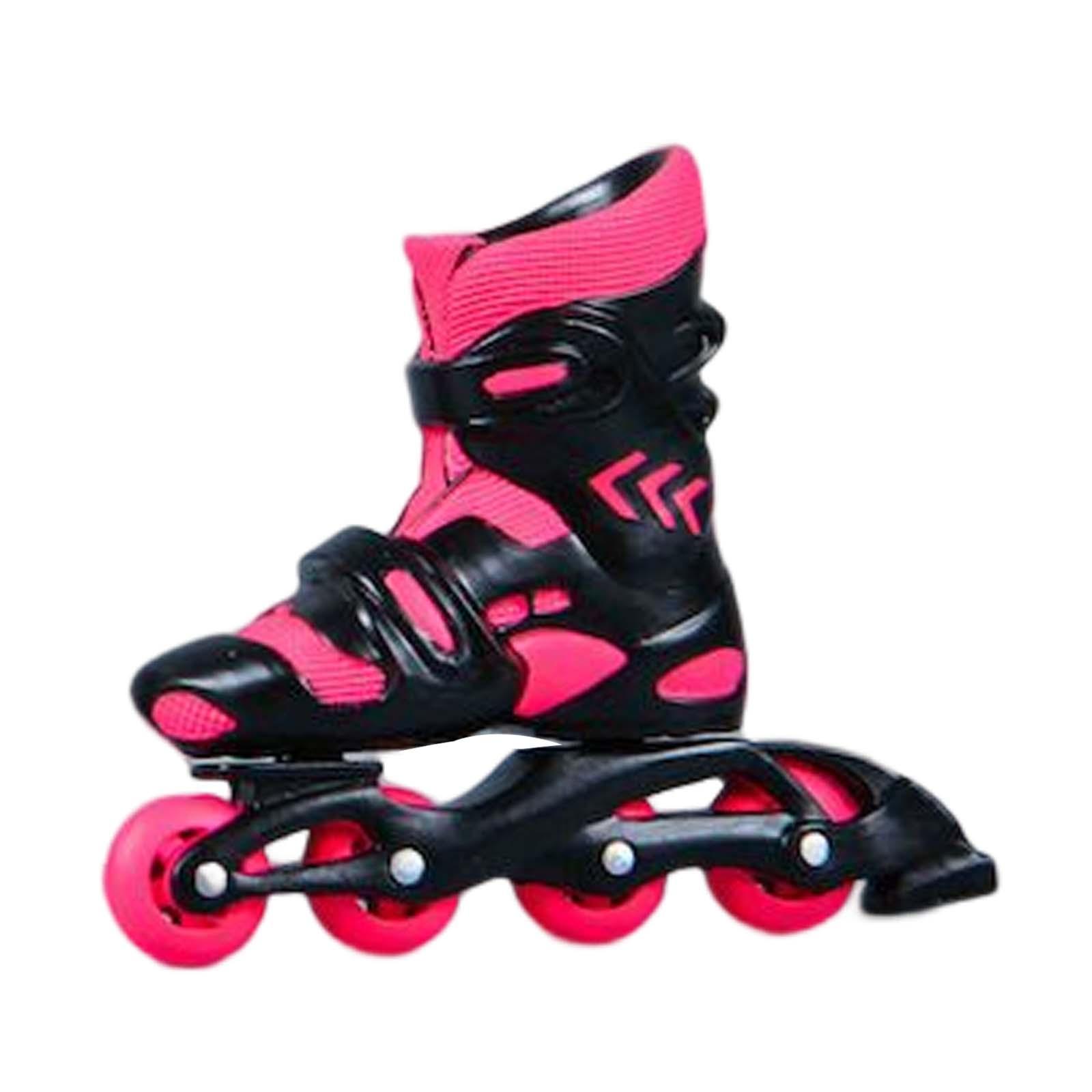 Fashion 1:6 Scale Roller Skates Collection Toys,Miniature Shoes Model for 12" Male Figures Dress up Accs Pink MERIGLARE