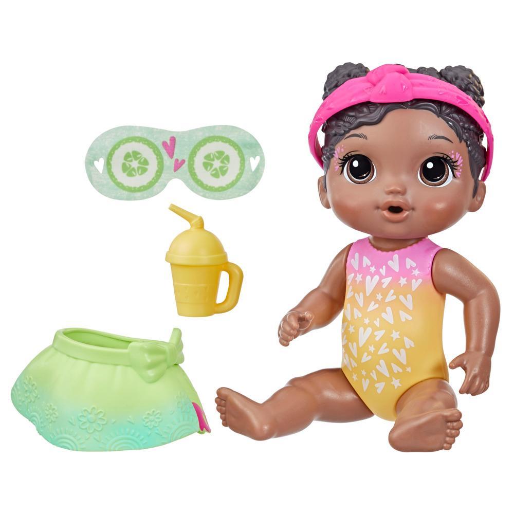 Кукла Baby Alive Rainbow Spa, 23 см, в спа-стиле, для детей от 3 лет, с черными волосами Baby Alive