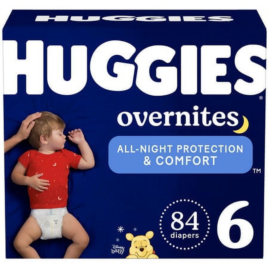 Huggies Overnites NIghttime Baby Diaper (Choose Your Size & Count) Huggies