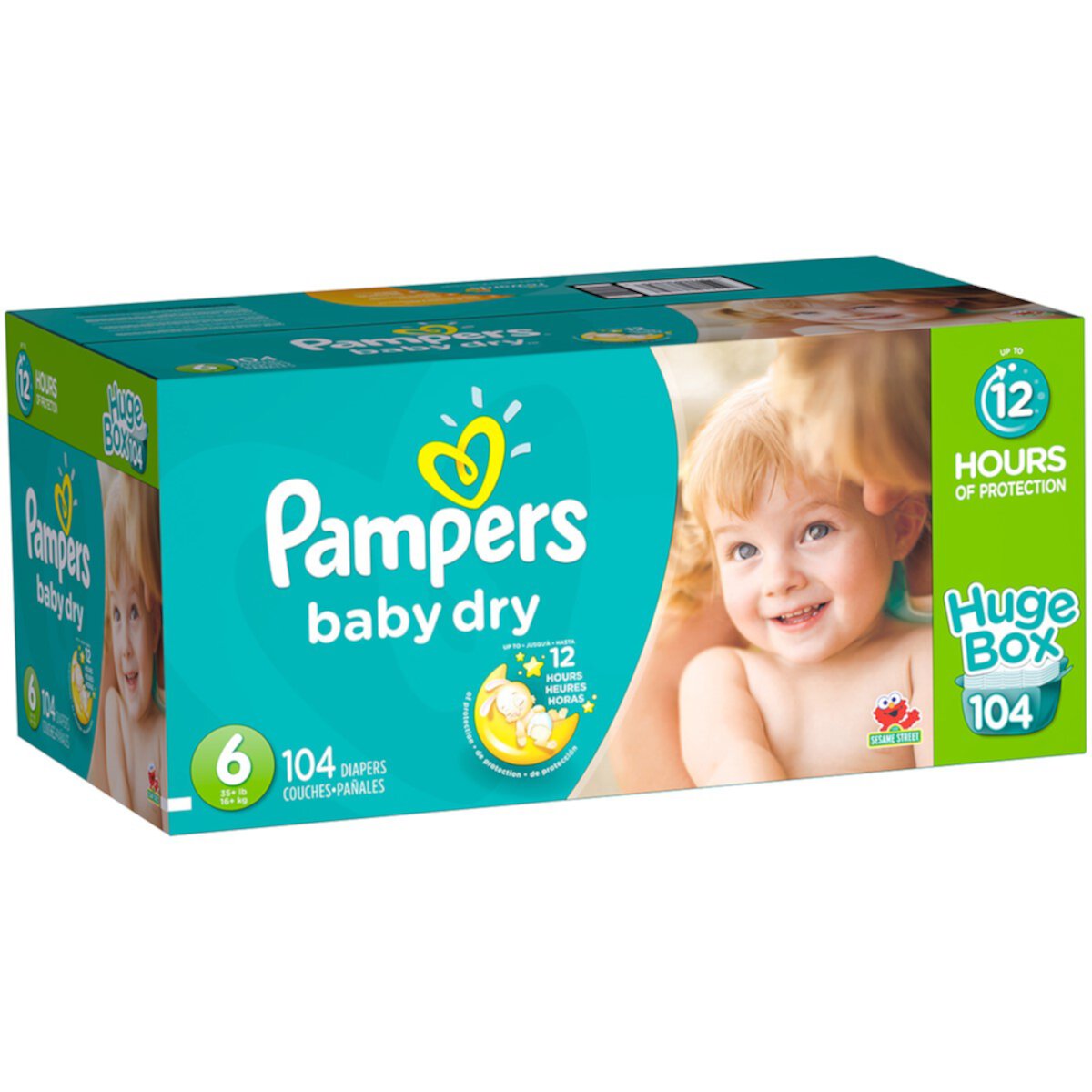 Pampers Baby-Dry Diapers Size 6 104 Count Pampers