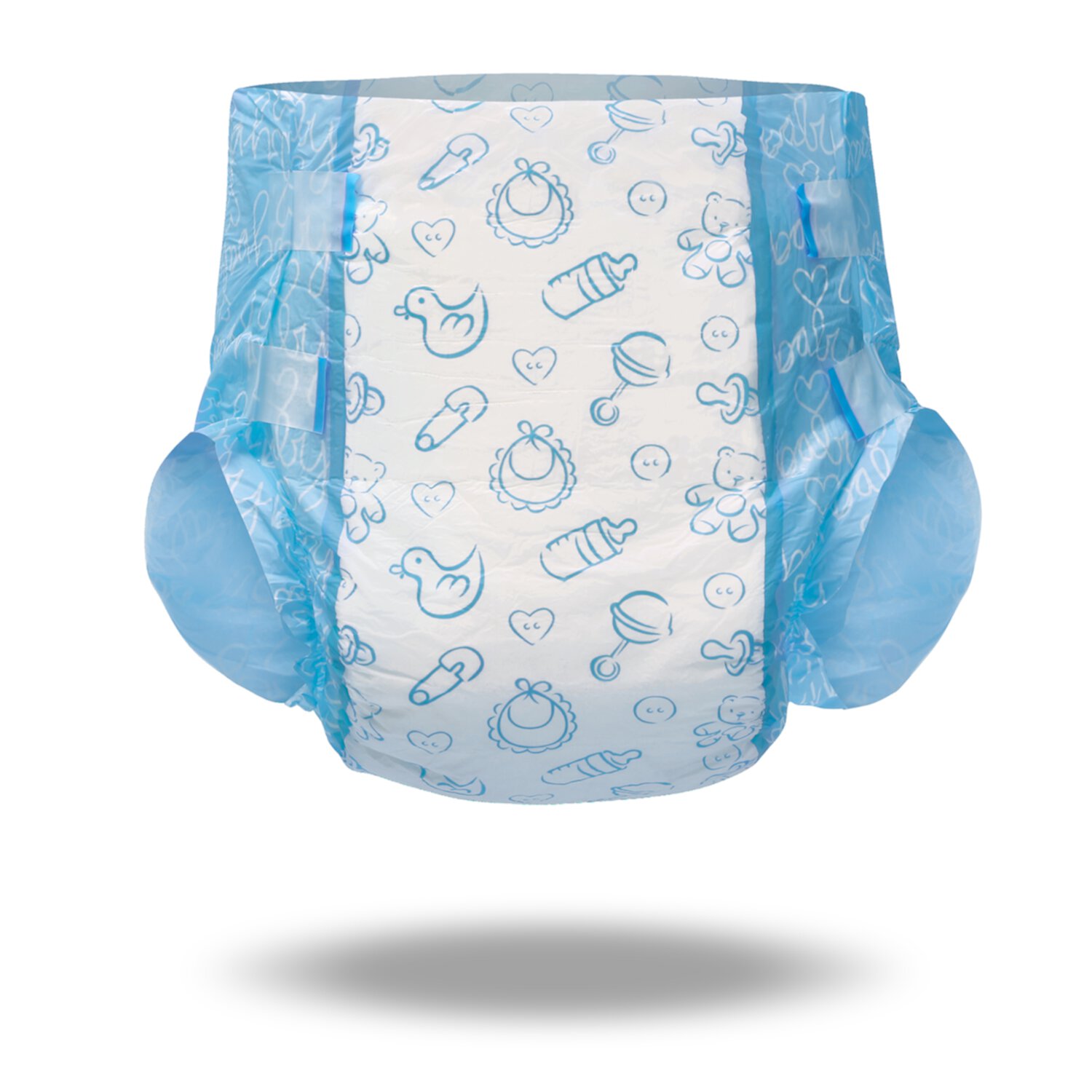 Littleforbig Adult Diaper 2 Pieces Sample Pack - Nursery Blue Diapers Large Littleforbig