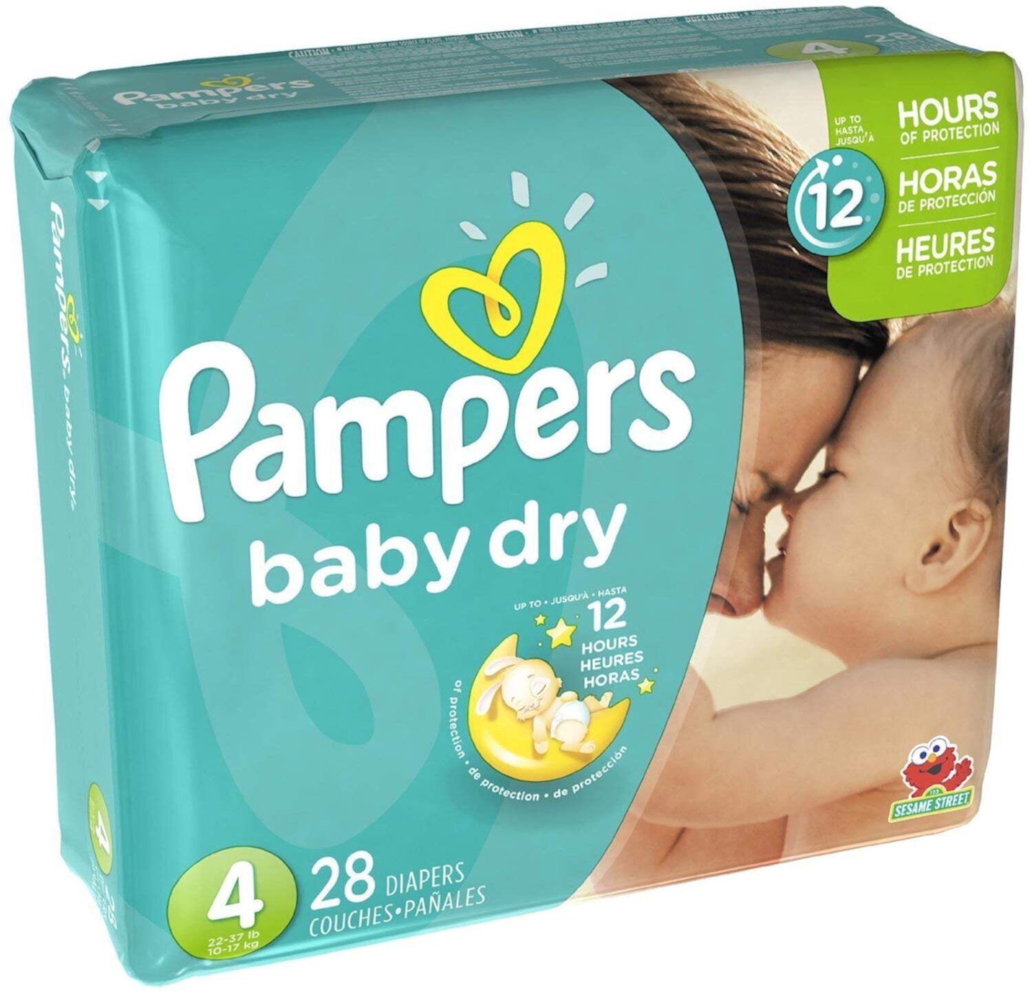 Pampers Baby Dry Diapers - Size 4 - 28 ct Size 4 (Pack of 28) Pampers