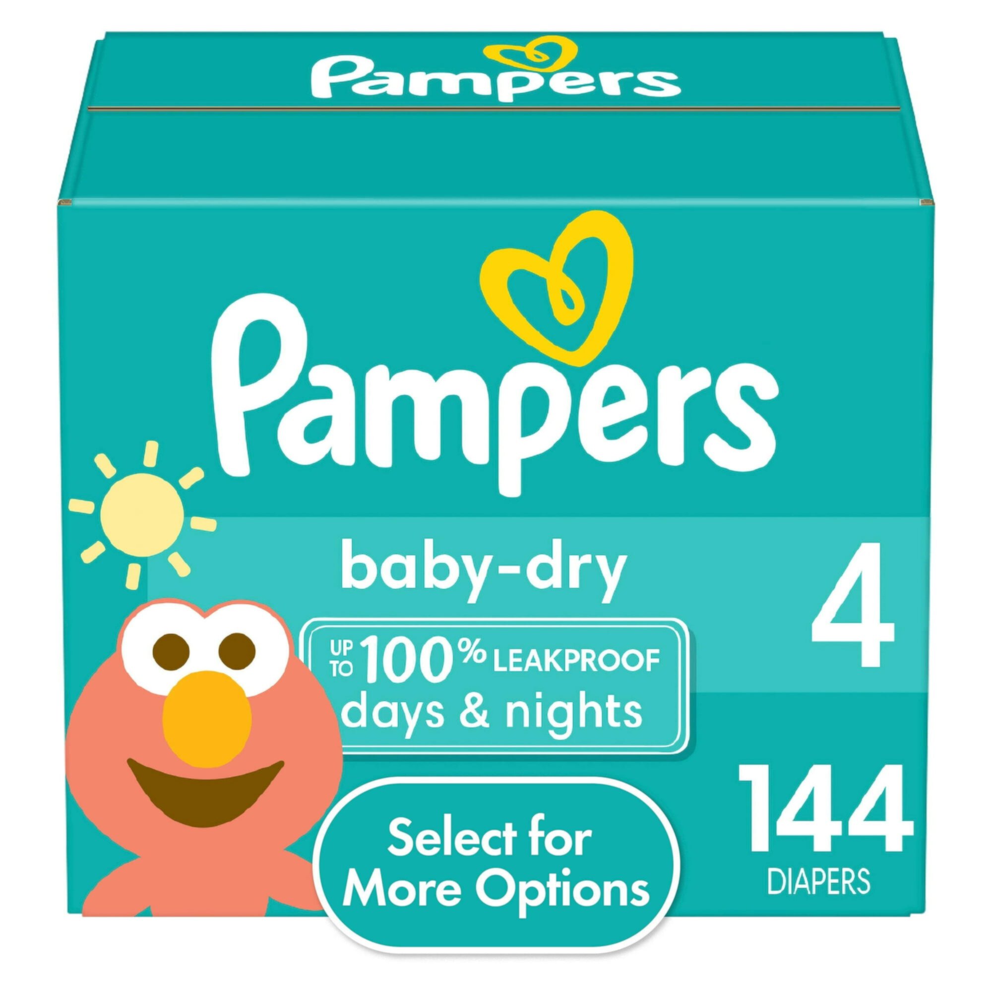 Pampers Baby Dry Diapers Size 4, 144 Count (Select for More Options) Pampers