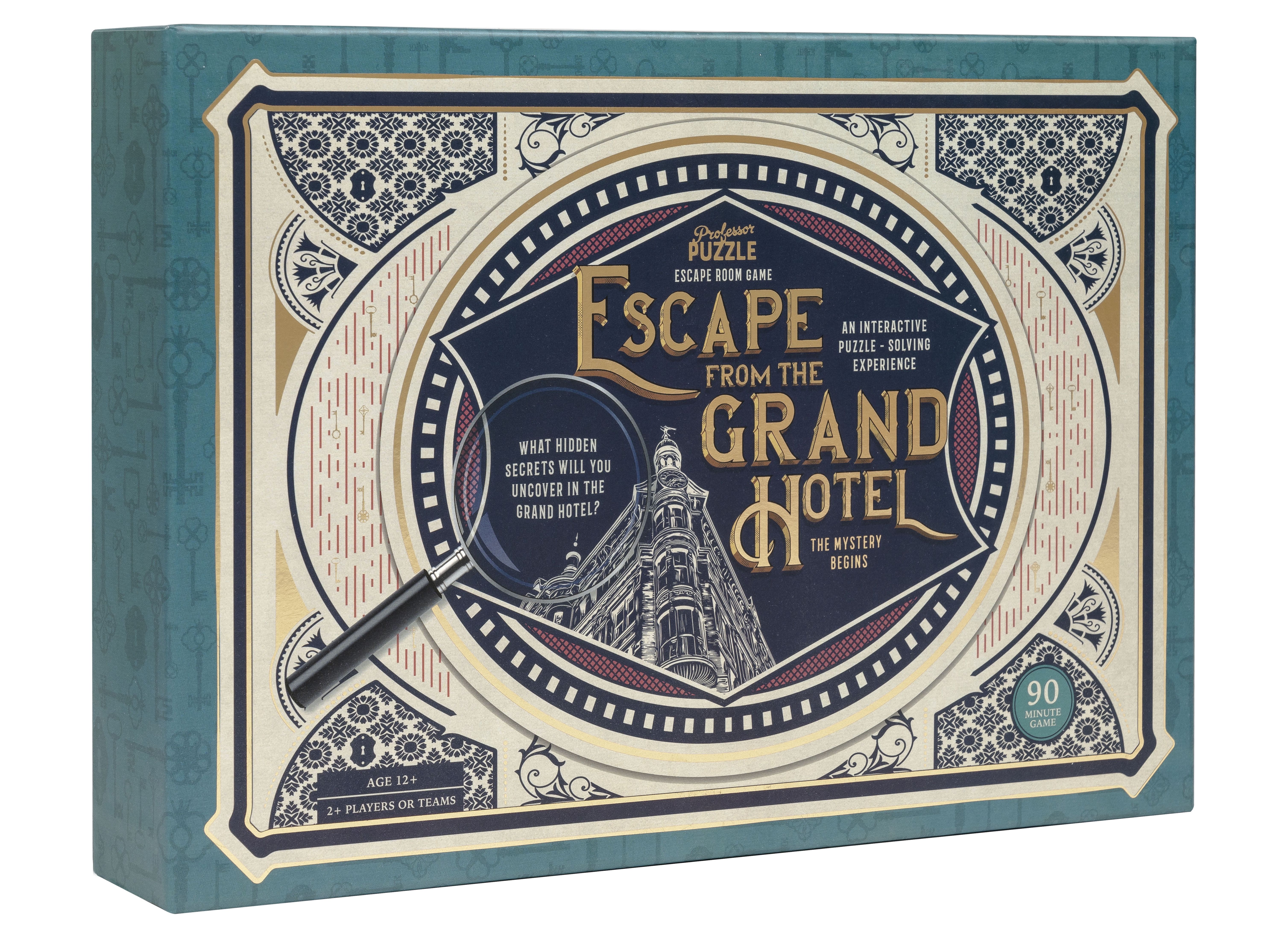 Escape from The Grand Hotel Strategy Game by Professor Puzzle, Product Width 12.5 in PROFESSOR PUZZLE