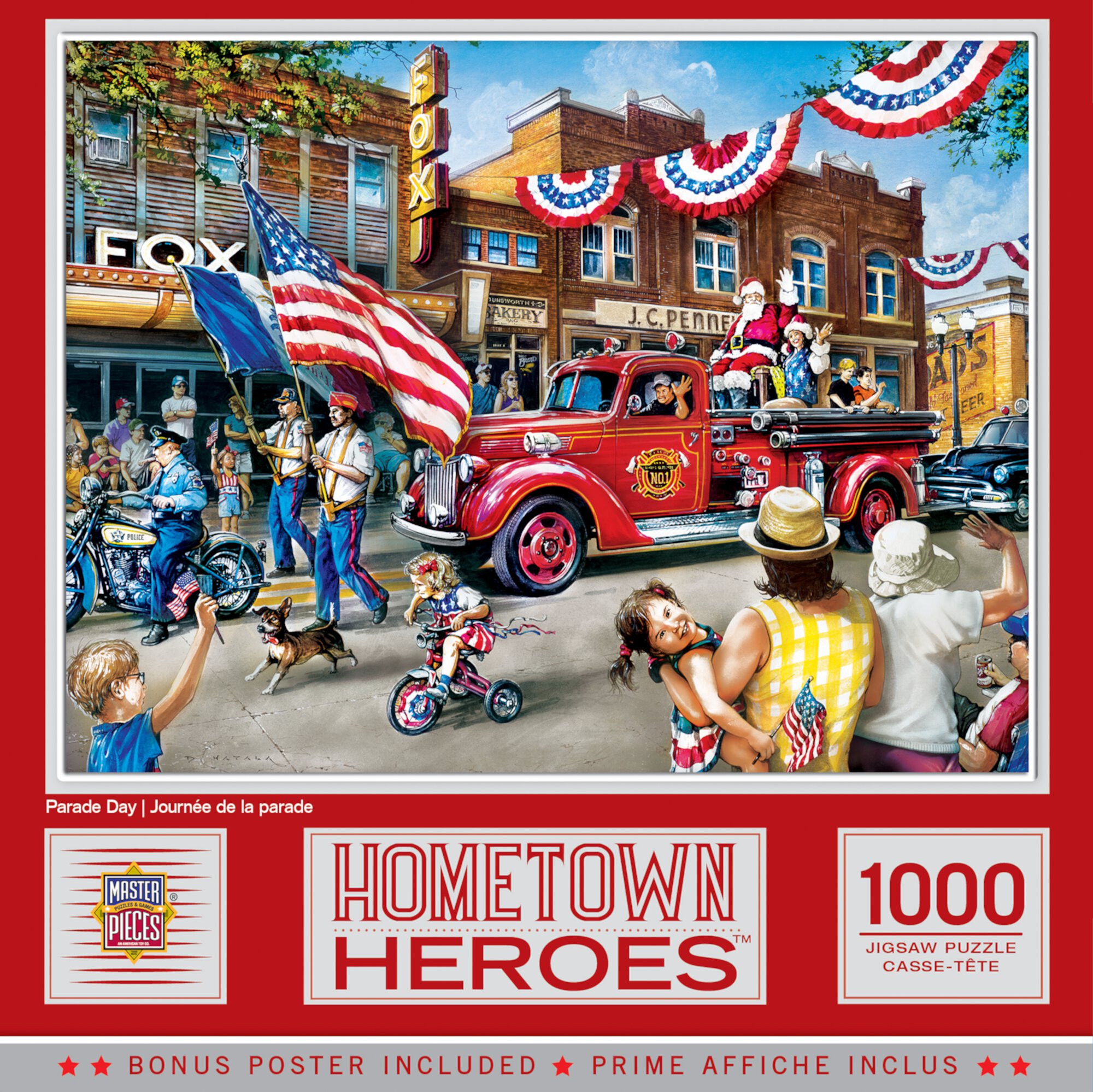 MasterPieces 1000 Piece Jigsaw Puzzle - Parade Day - 19.25"x26.75" Visit the MasterPieces Store