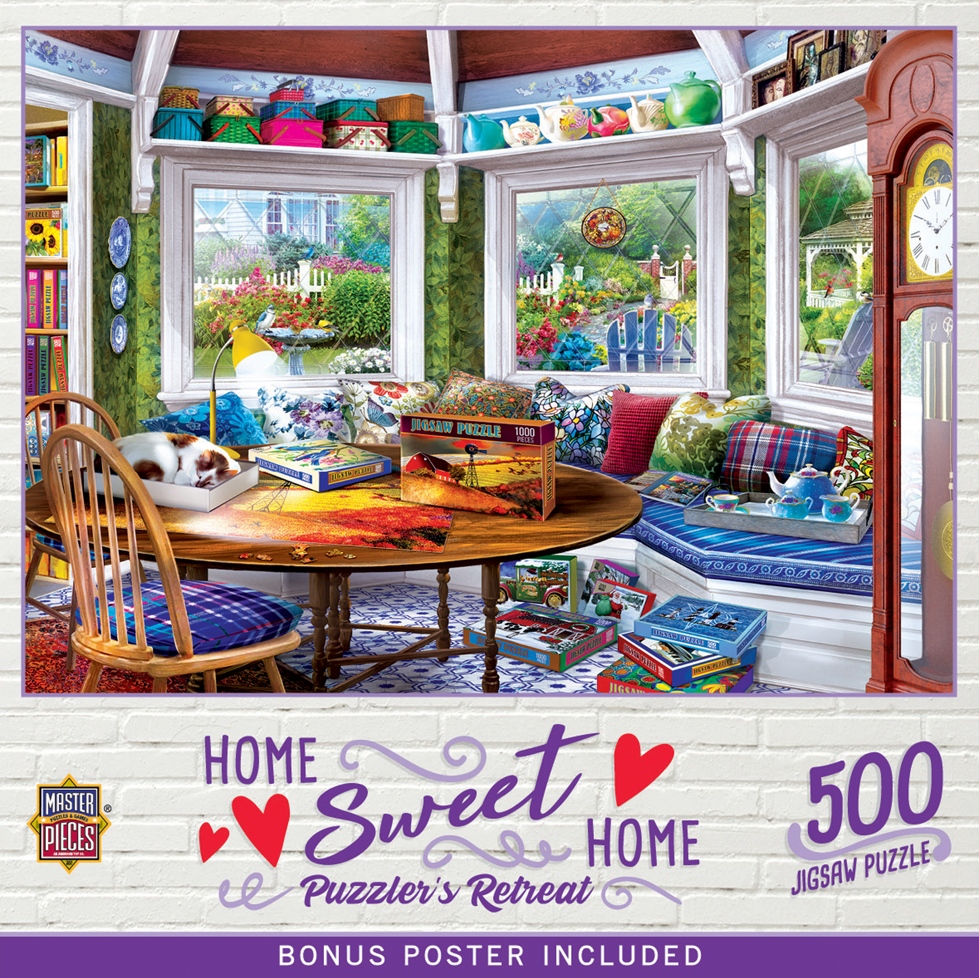 MasterPieces 500 Piece Jigsaw Puzzle - Puzzler's Retreat - 18"x24" Visit the MasterPieces Store