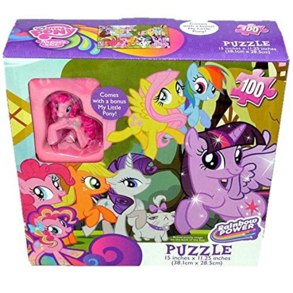 My Little Pony Puzzle with Figure (100-Piece) My Little Pony