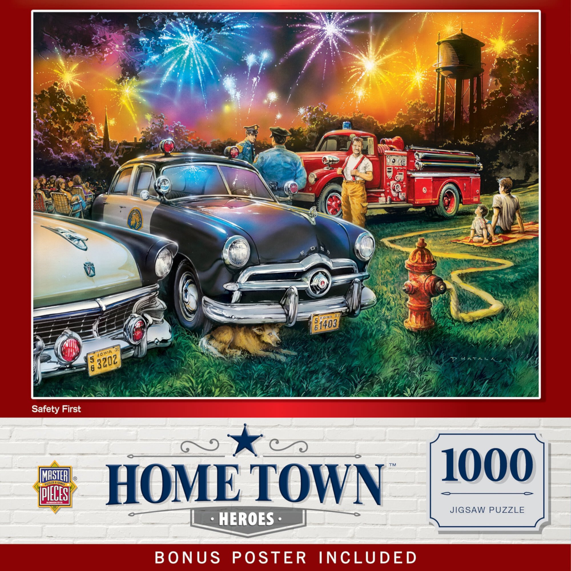 MasterPieces 1000 Piece Jigsaw Puzzle - Safety First - 19.25"x26.75" Visit the MasterPieces Store